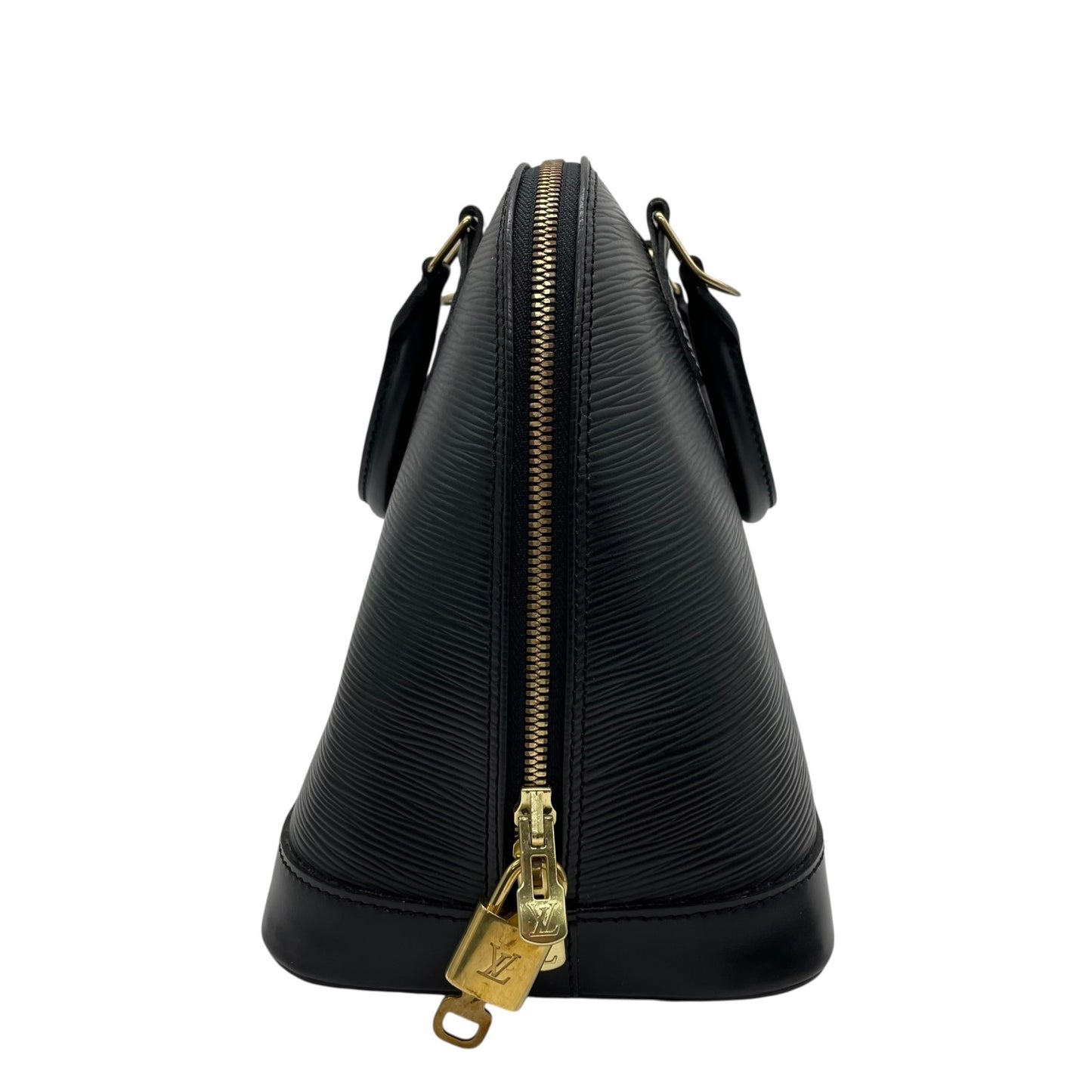 極美品 LOUIS VUITTON ルイヴィトン エピ アルマ 2WAY ハンドバッグ ショルダーバッグ 黒 ノワール ブラック レザー ゴールド金具 M52142 斜め掛け可 メンズ B