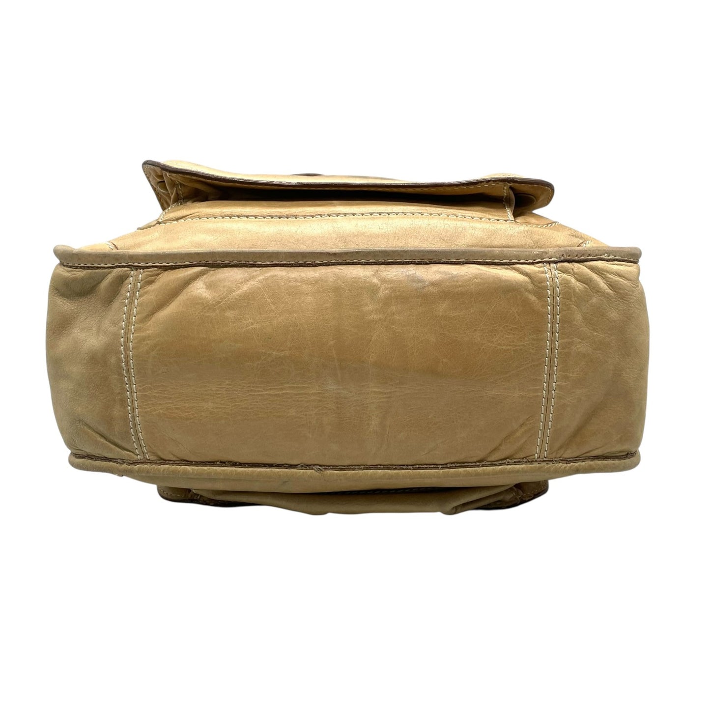 Chloe クロエ ベイ レザー トートバッグ 7ES358-50 ブラウン 牛革 ライトブラウン A4収納可能 Y2K VINTAGE archive 00s C7