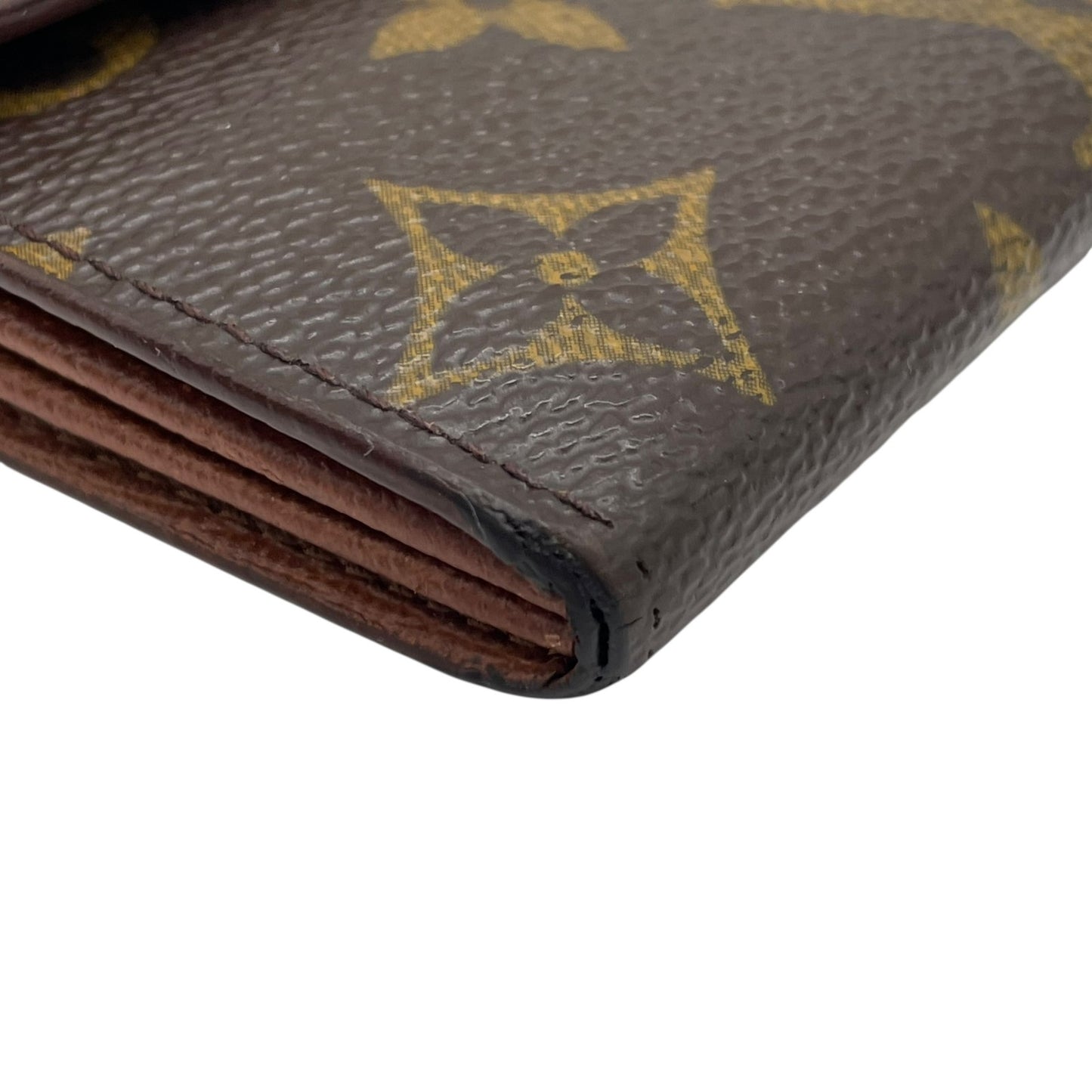 美品 LOUIS VUITTON ルイヴィトン モノグラム ポルトモネ クレディ ポルトフォイユサラ 長財布 ブラウン ゴールド金具 PVC モノグラムキャンバス M61725 w5