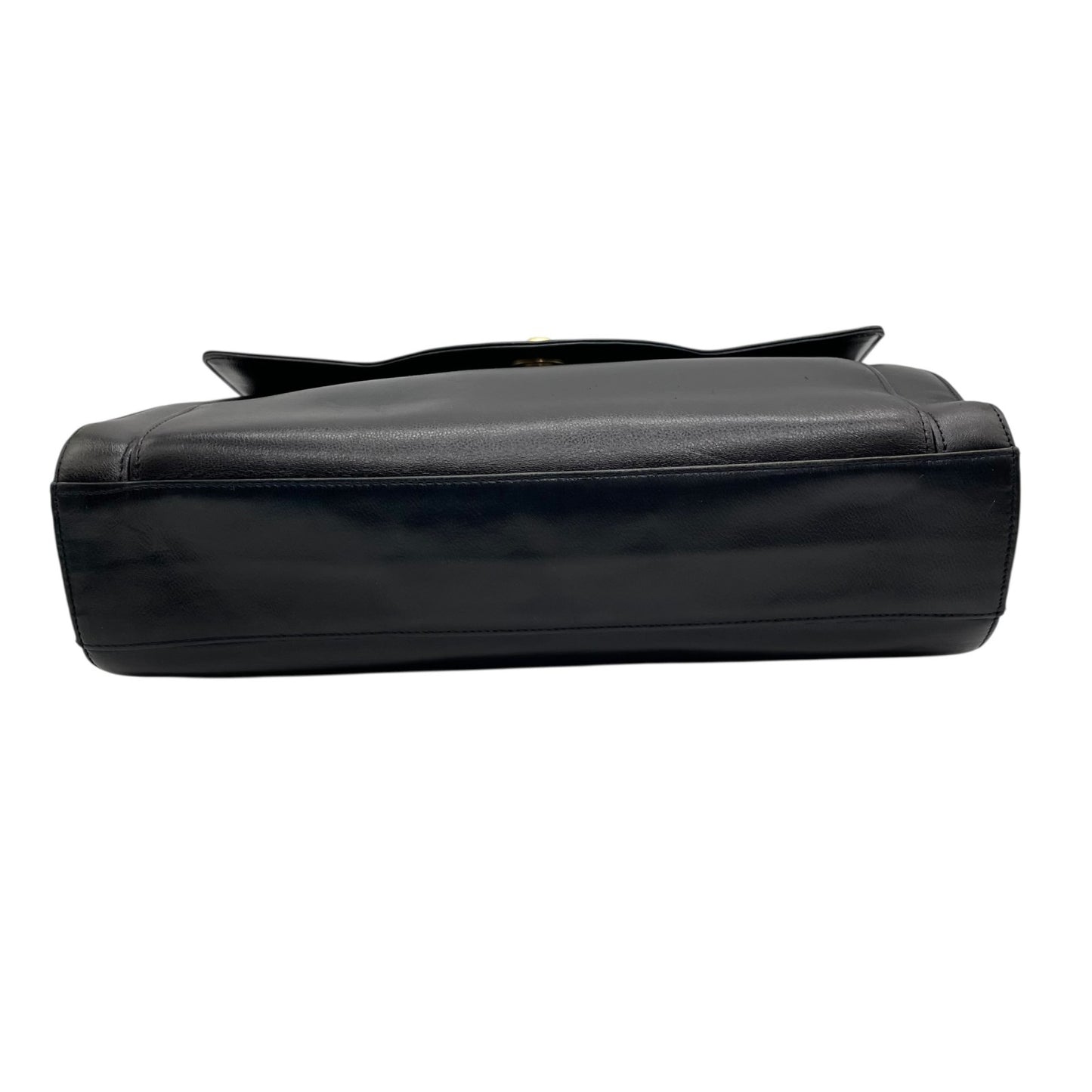 BALENCIAGA バレンシアガ ハンドバッグ ショルダー 2WAY レザー 黒 ブラック ビジネスバッグ ゴールド金具 ヴィンテージ ブリーフケース C