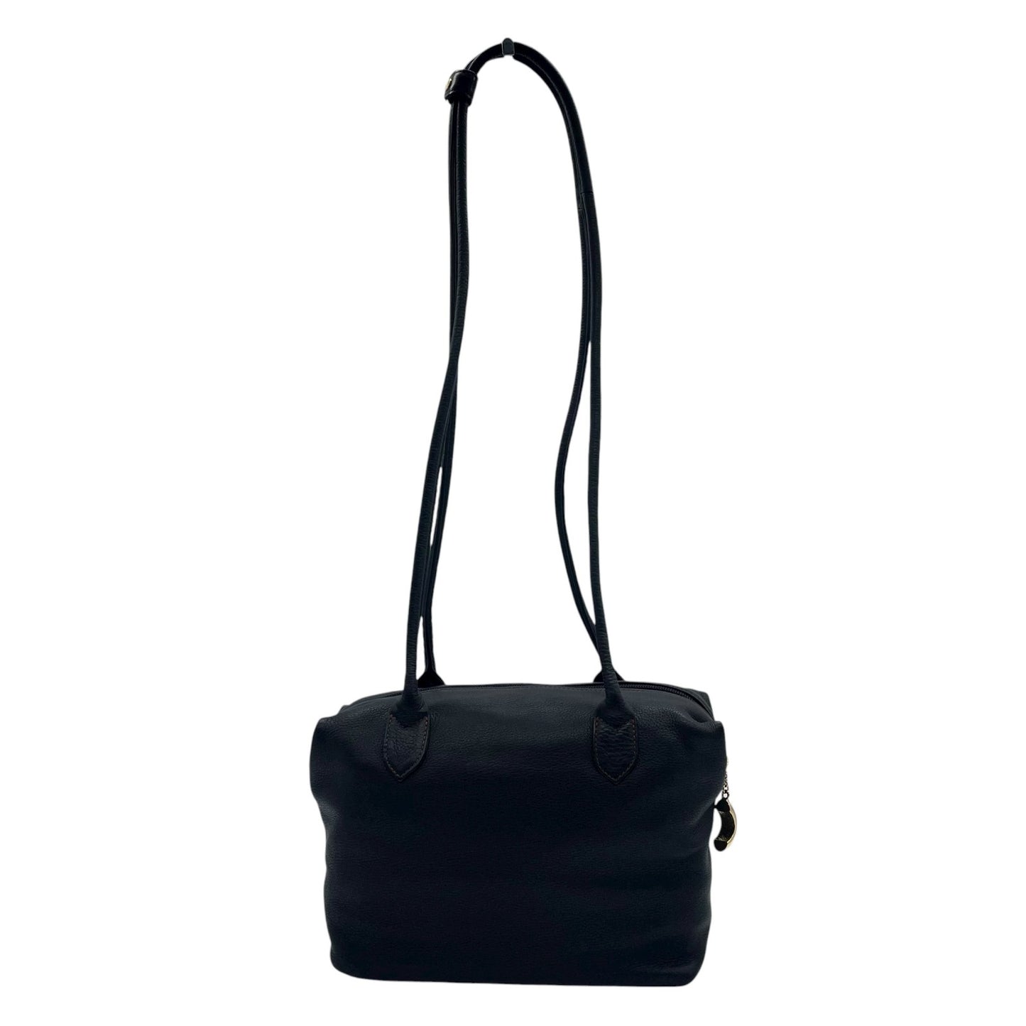 トリコサ TRICOSA レザー トートバッグ 黒 ブラック 型押しロゴ ショルダー 本革 PC収納可 A4収納可 S93