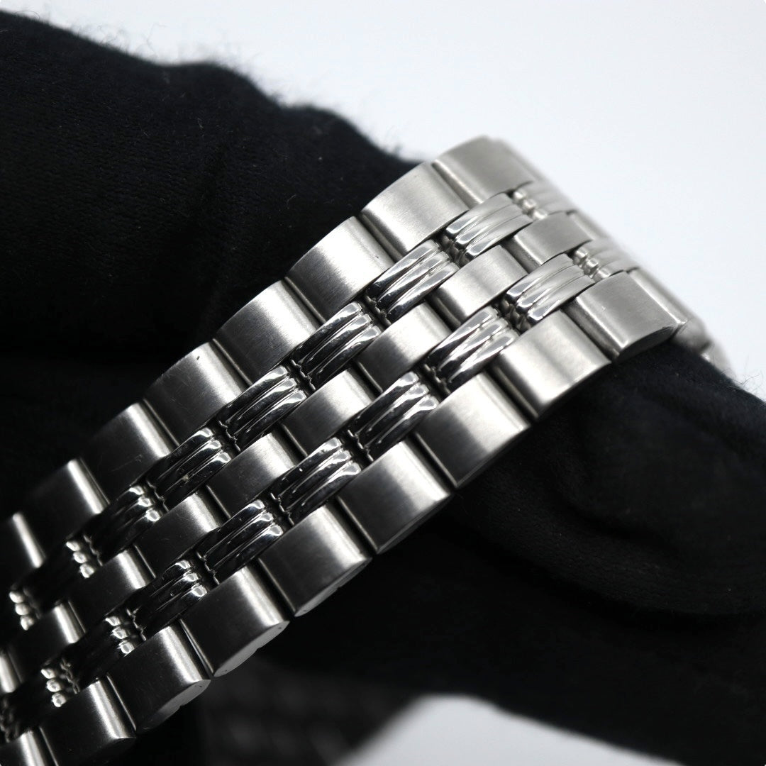 未使用品　オリエント　スリースター　腕時計　シルバー　デイデイト　自動巻き　日本製　ステンレススチール　カレンダー　アナログ　メンズ　ORIENT　クラシック　ウォッチ G4