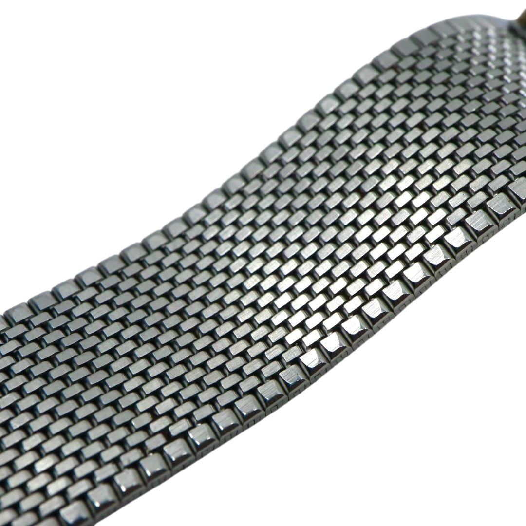 【美品/電池交換済】ラドー 腕時計 110.9509.3 レディース クオーツ ゴールド ブラウン文字盤 スクエア ヴィンテージ アナログ ドレスウォッチ アンティーク クラシックデザイン エレガント メッシュブレス クリーニング済み G1