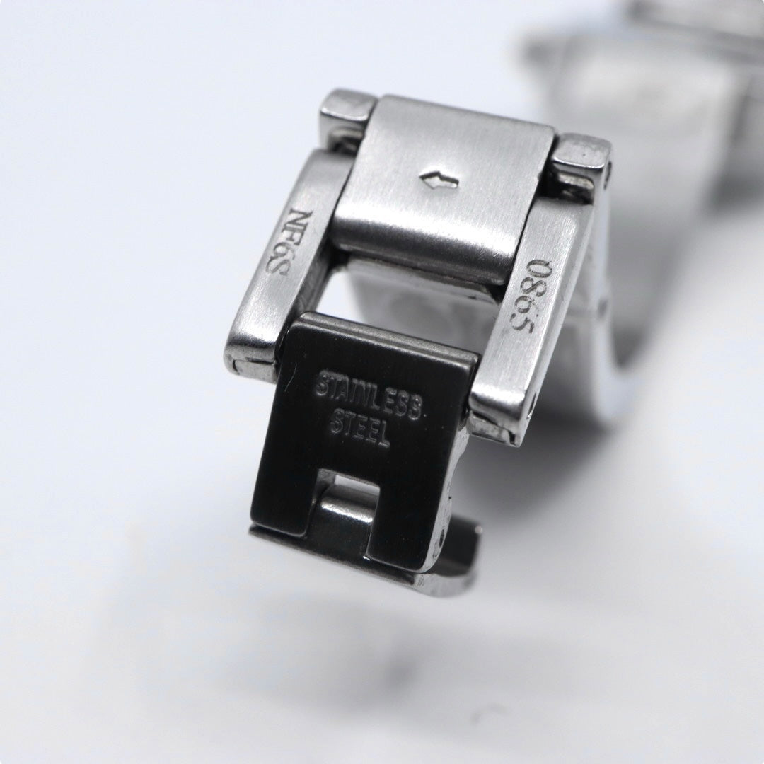 美品 電池交換済 コーチ COACH 腕時計 CA.66.7.95.1489S レディースウォッチ クォーツ ラインストーンベゼル シルバー ホワイト文字盤 シグネチャー柄ブレスレット アナログ エレガント クラシック ドレスウォッチ 稼働品 G3