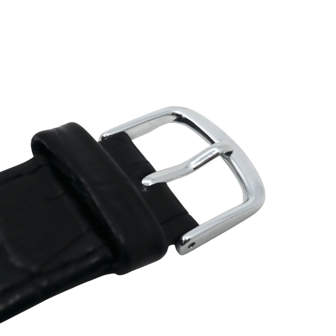 極美品 電池交換済 新品ベルト バーバリーロンドン 12100G 腕時計 レディースウォッチ スクエア レクタンギュラー クォーツ シルバー ホワイト文字盤 レザー アナログ クラシック ドレスウォッチ ビジネス 稼働品 G3