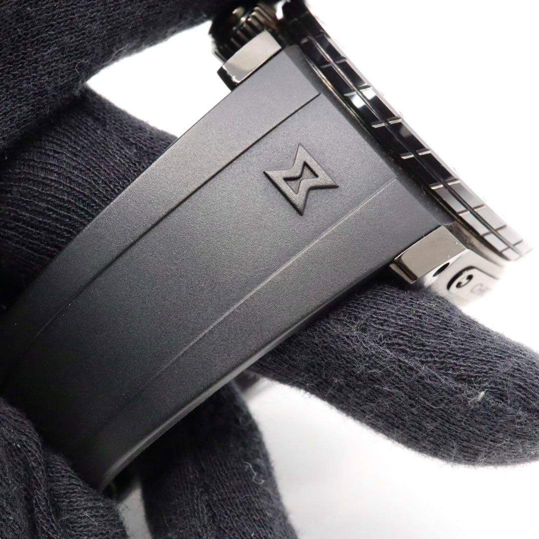 【新品同様/稼働品】エドックス EDOX クロノオフショア1 10020 メンズ腕時計 クオーツ クロノグラフ ビッグデイト カーボンダイヤル ブラック 300m防水 ダイバーズウォッチ パワーボート スイス製 スポーティ エレガント G7