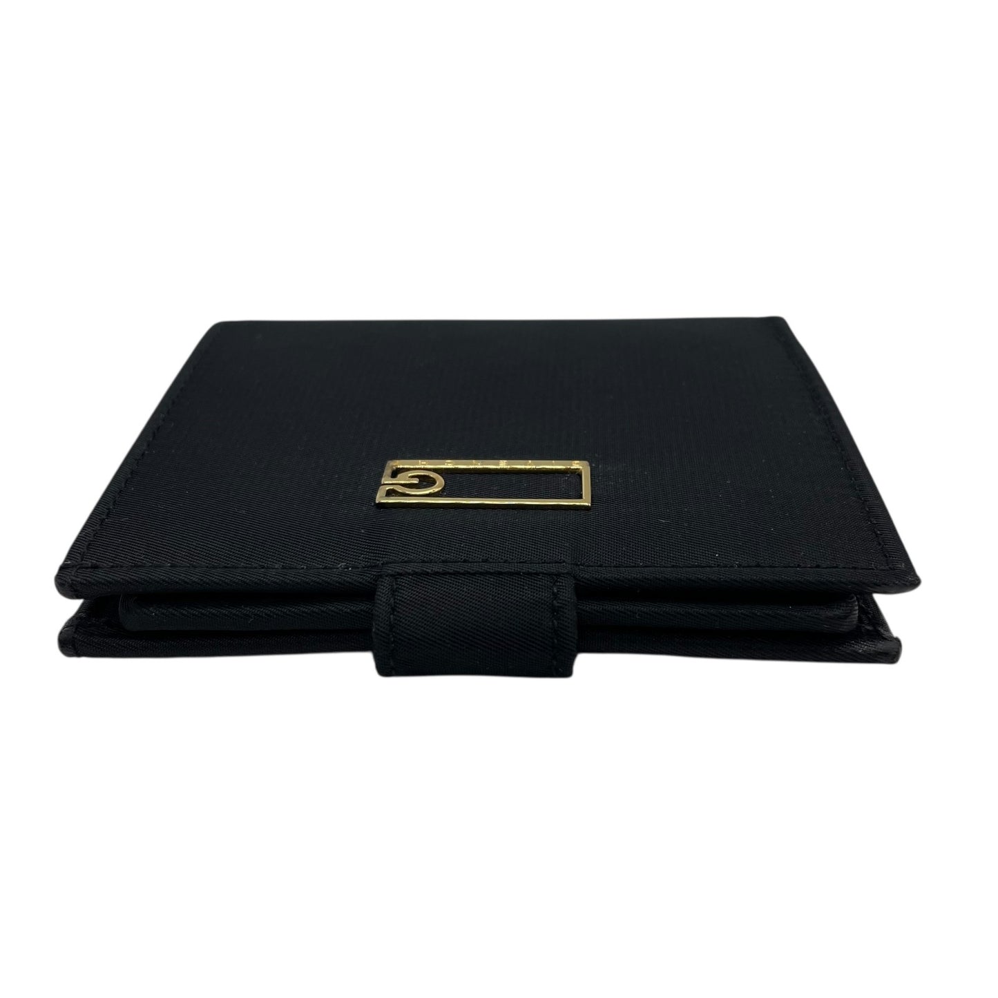 美品 ジバンシィ GIVENCHY ジバンシー 二つ折り財布 ナイロン Gロゴ 黒 ブラック 金金具 ゴールド金具 ヴィンテージ 6