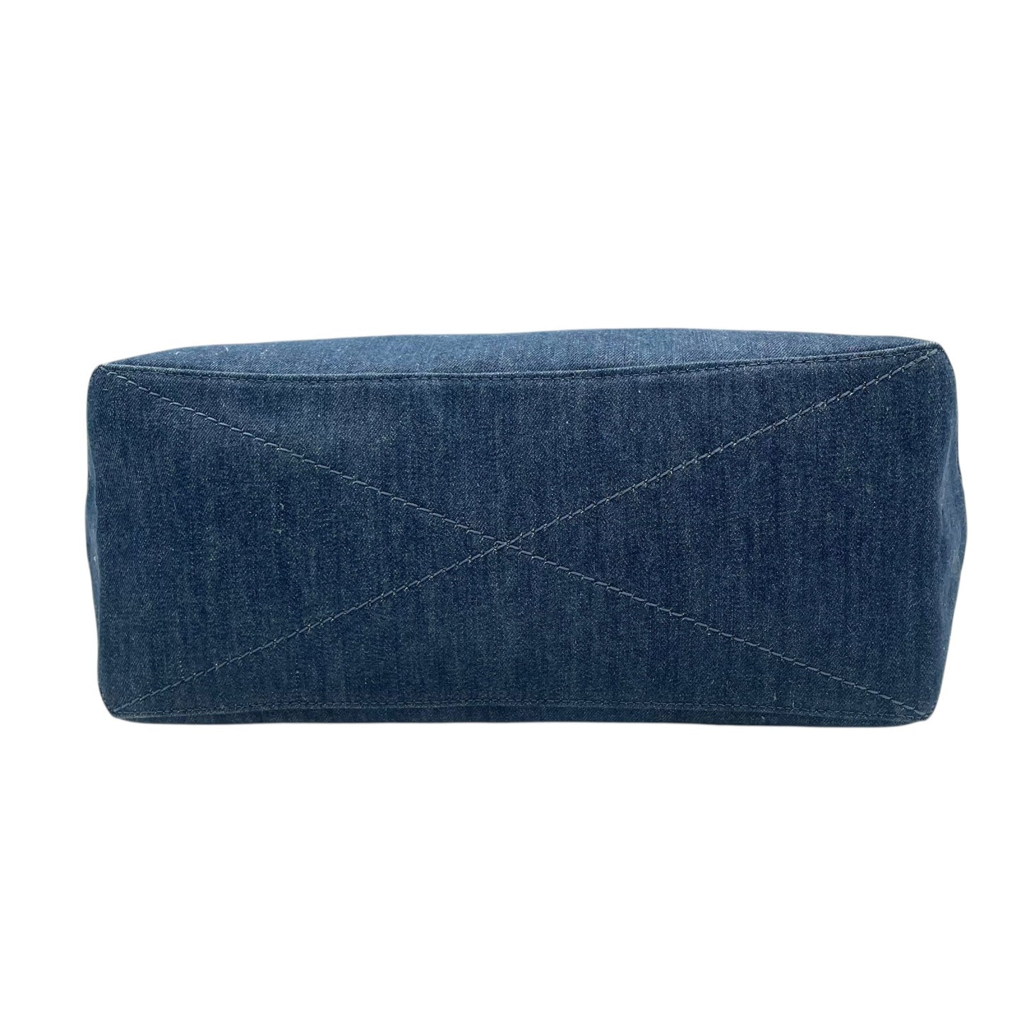 コーチ COACH デニム トートバッグ ショルダーバッグ ロングハンドル 肩掛け 馬車ロゴ ビッグロゴ 大容量 A4対応 ブルー レディース メンズ ヴィンテージ U17