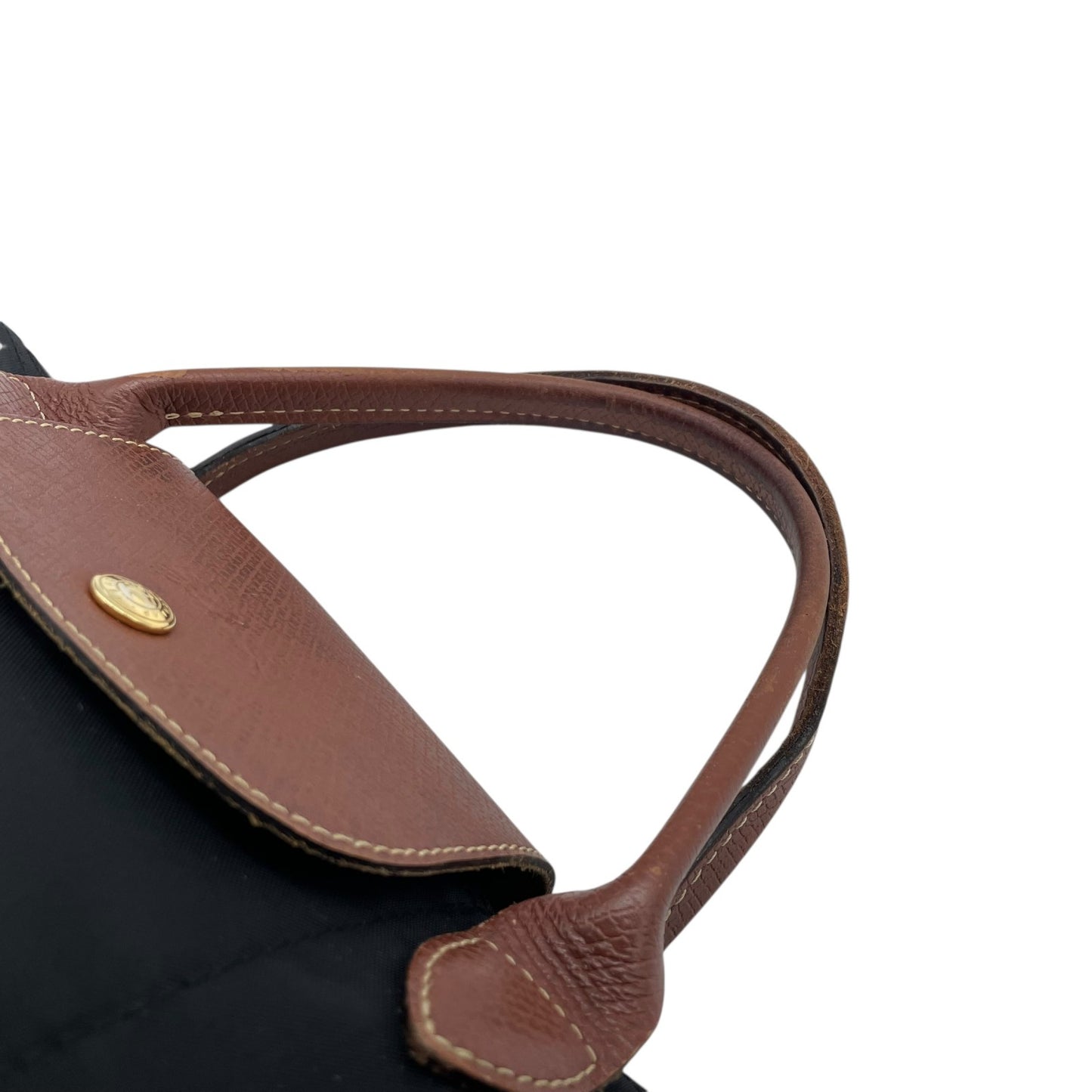 ロンシャン LONGCHAMP ル・プリアージュ トートバッグ Sサイズ ブラック黒 ブラウン 茶色 ナイロン レザー 折りたたみ 軽量 U17