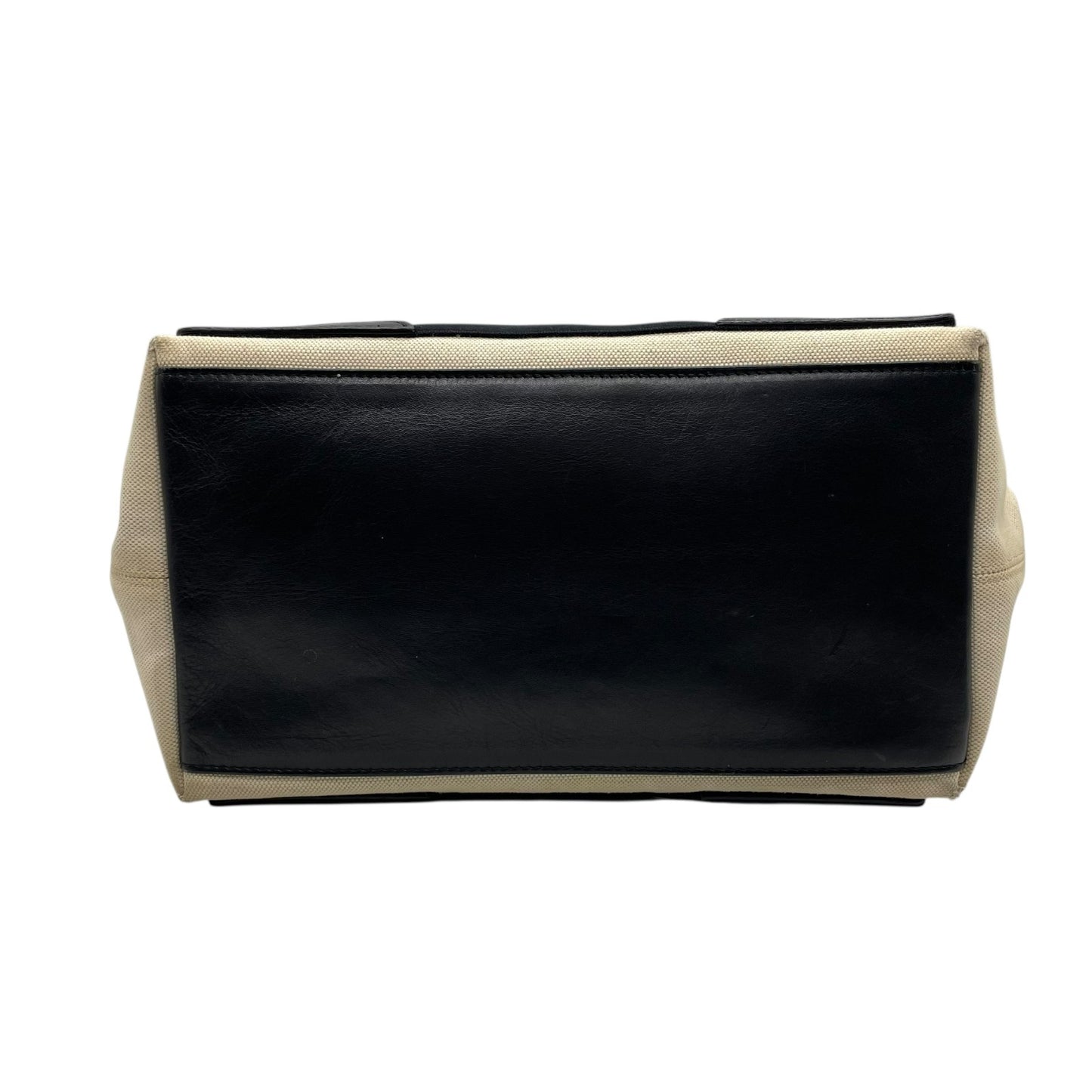 BALENCIAGA バレンシアガ カバ ハンドバッグ トートバッグ ホワイト ブラック キャンバス レザー ロゴ入り ポーチ付き レディース デザイン シンプル Z3