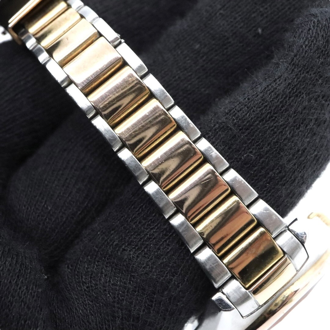 【美品】 ORIENT オリエント ガーディアン 自動巻き 腕時計 NQ1V-U0 オレンジ ゴールド ツートン ステンレススチール レディース G8