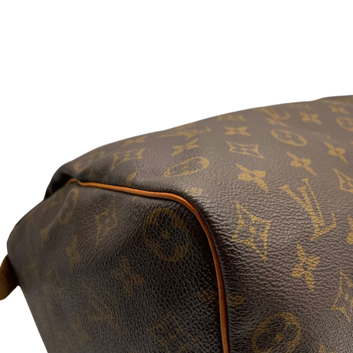 LOUIS VUITTON ルイヴィトン スピーディ35 2WAY ミニボストンバッグ モノグラム PVC レザー ブラウン ゴールド金具 M41107 レディース 斜め掛け パドロック付 E