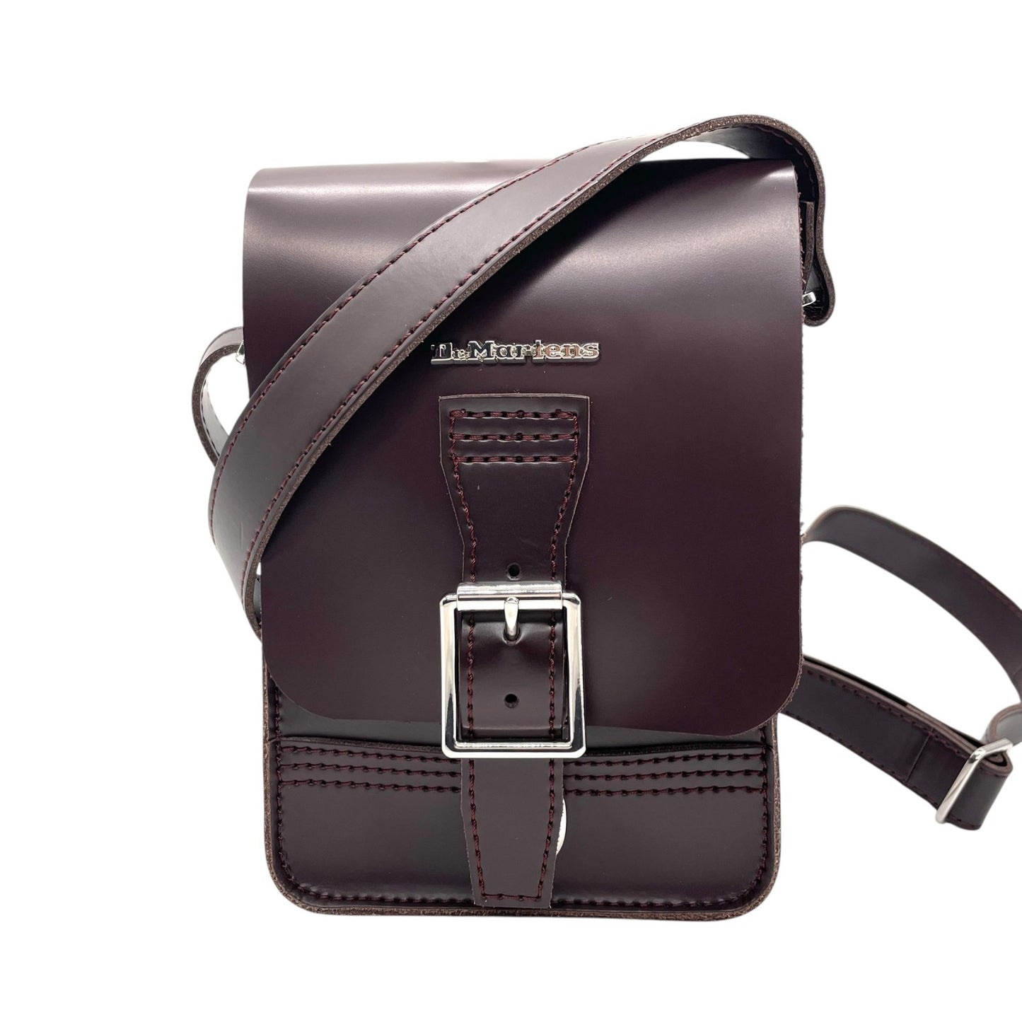 未使用級 美品 Dr.Martens ドクターマーチン ショルダーバッグ リポーターバッグ ブラウン 茶色 レザー クロスボディ 斜め掛け ユニセックス Z1