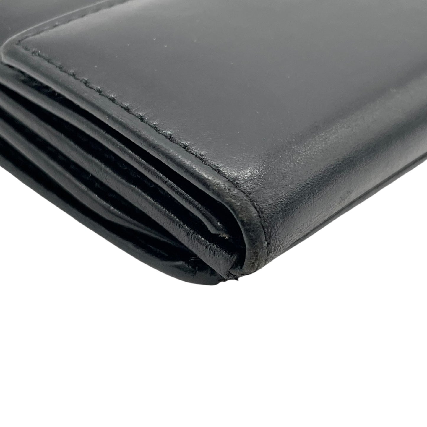 GUCCI グッチ GGマーモント 長財布 Wホック 213318 ダブルG 黒 ブラック レザー ゴールド金具 W5