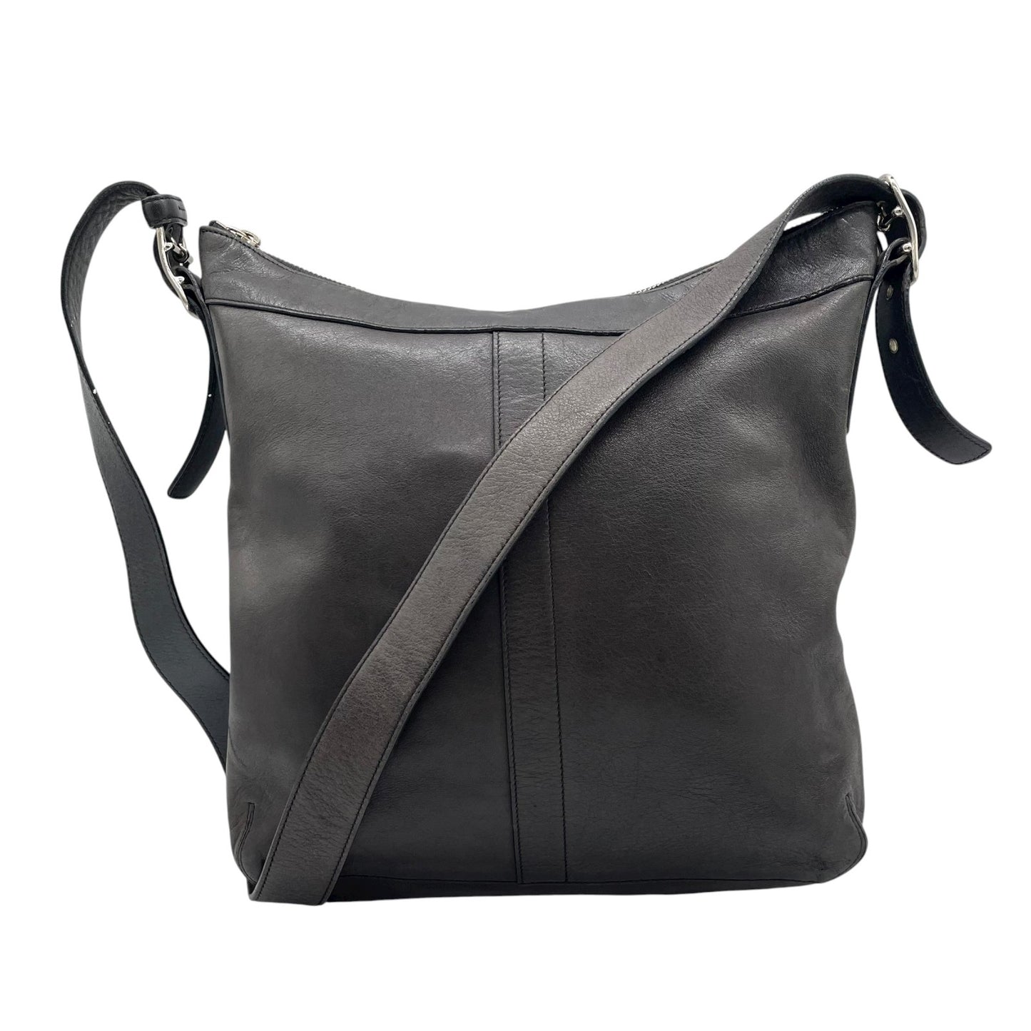 COACH コーチ オールドコーチ レザー ショルダーバッグ ブラック 黒 ヴィンテージ 9188 U2 本革 シンプル ミニマルデザイン USA製 Old Coach Shoulder Bag