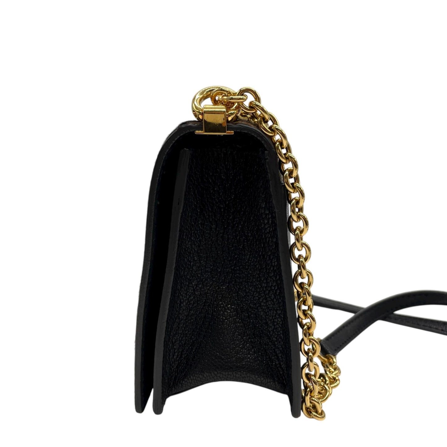 フルラ FURLA ハラコ レザー チェーンショルダーバッグ ゼブラ柄 アニマル柄 茶色 ブラン 金金具 ゴールド金具 ミニバッグ C14