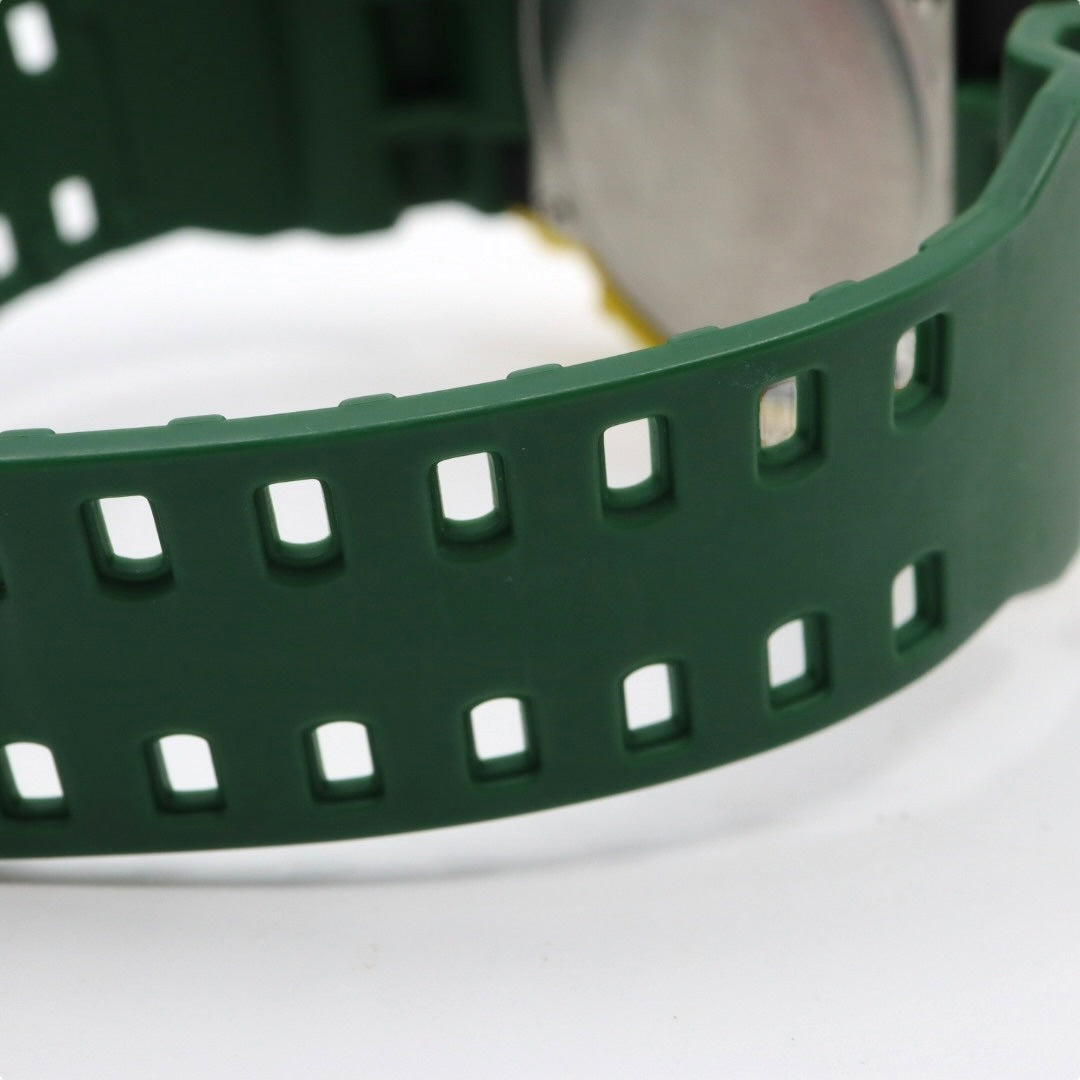 【未使用級/電池交換済】カシオ G-SHOCK GA-110RF ラスタファリアン 腕時計 メンズ アナデジ イエロー グリーン レッド ラスタカラー 20気圧防水 耐磁 JIS1種 耐衝撃構造 ストリート カジュアル ビッグケース クリーニング済み G5