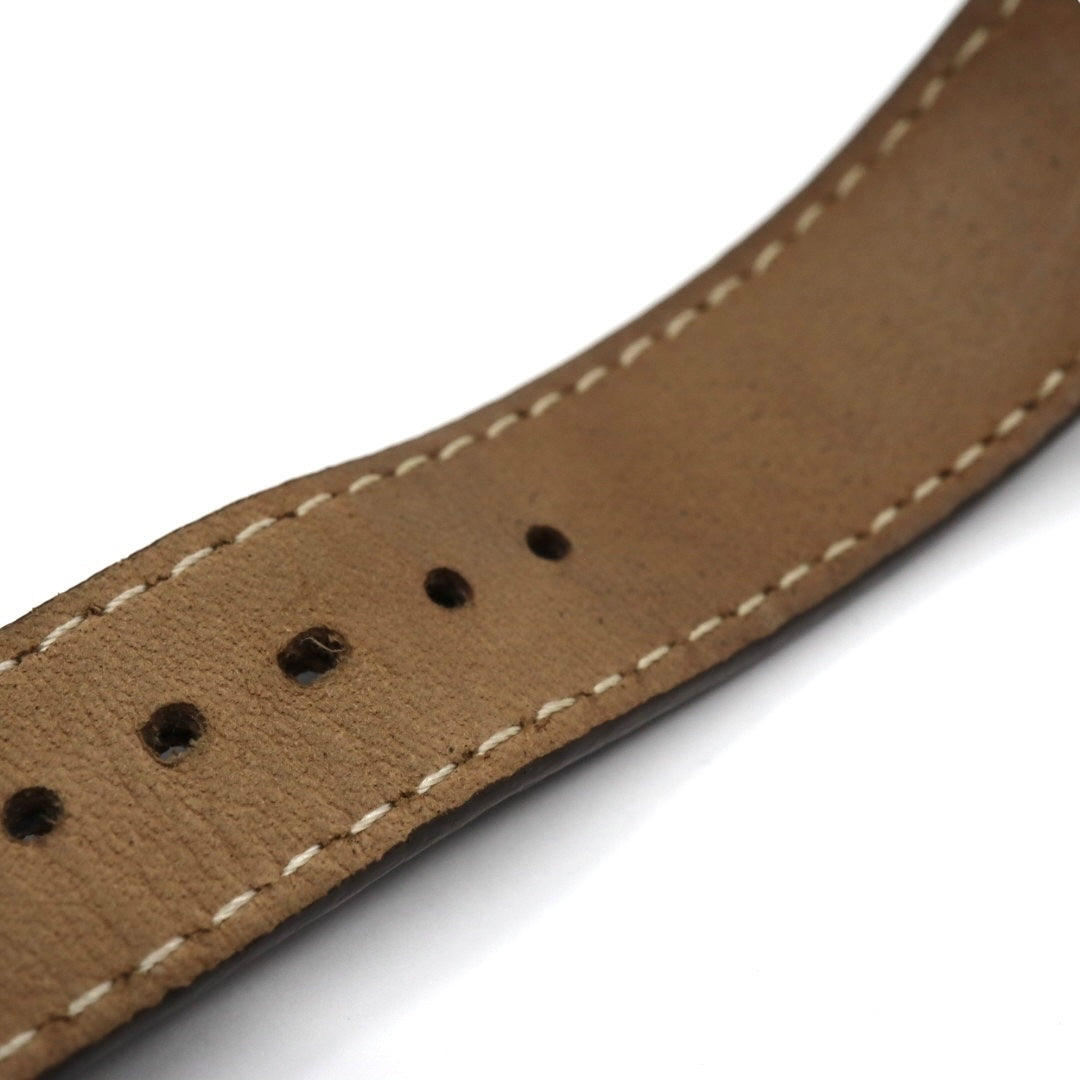 美品 【電池交換済】ポールスミス Paul Smith 腕時計 The City 1009 メンズ クオーツ アナログ ブルーダイヤル ブラウンレザーベルト シルバーケース シンプル クラシック ビジネス ドレスウォッチ エレガント クリーニング済み G2