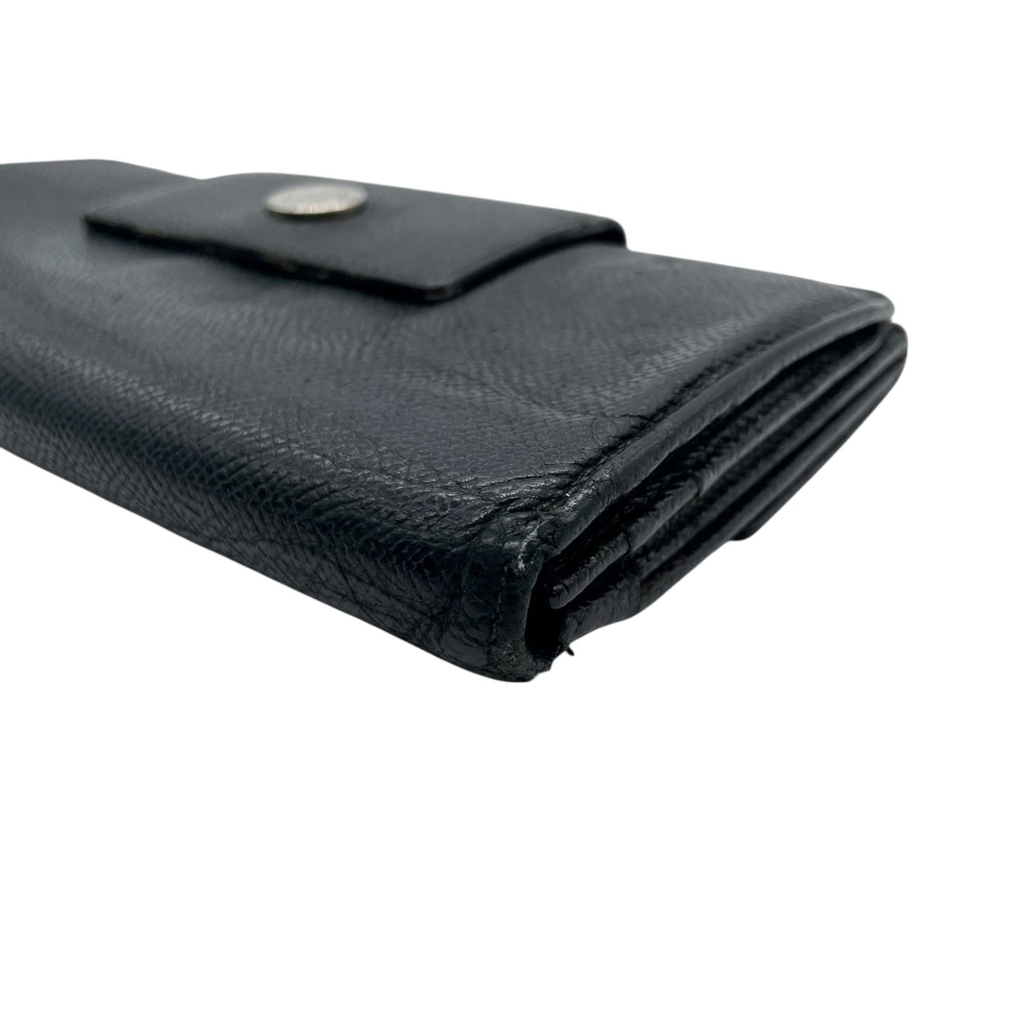 ブルガリ BVLGARI ブルガリブルガリ レザー 長財布 ブラック 黒 ロゴサークル金具 メンズ レディース ヴィンテージ ウォレット W4