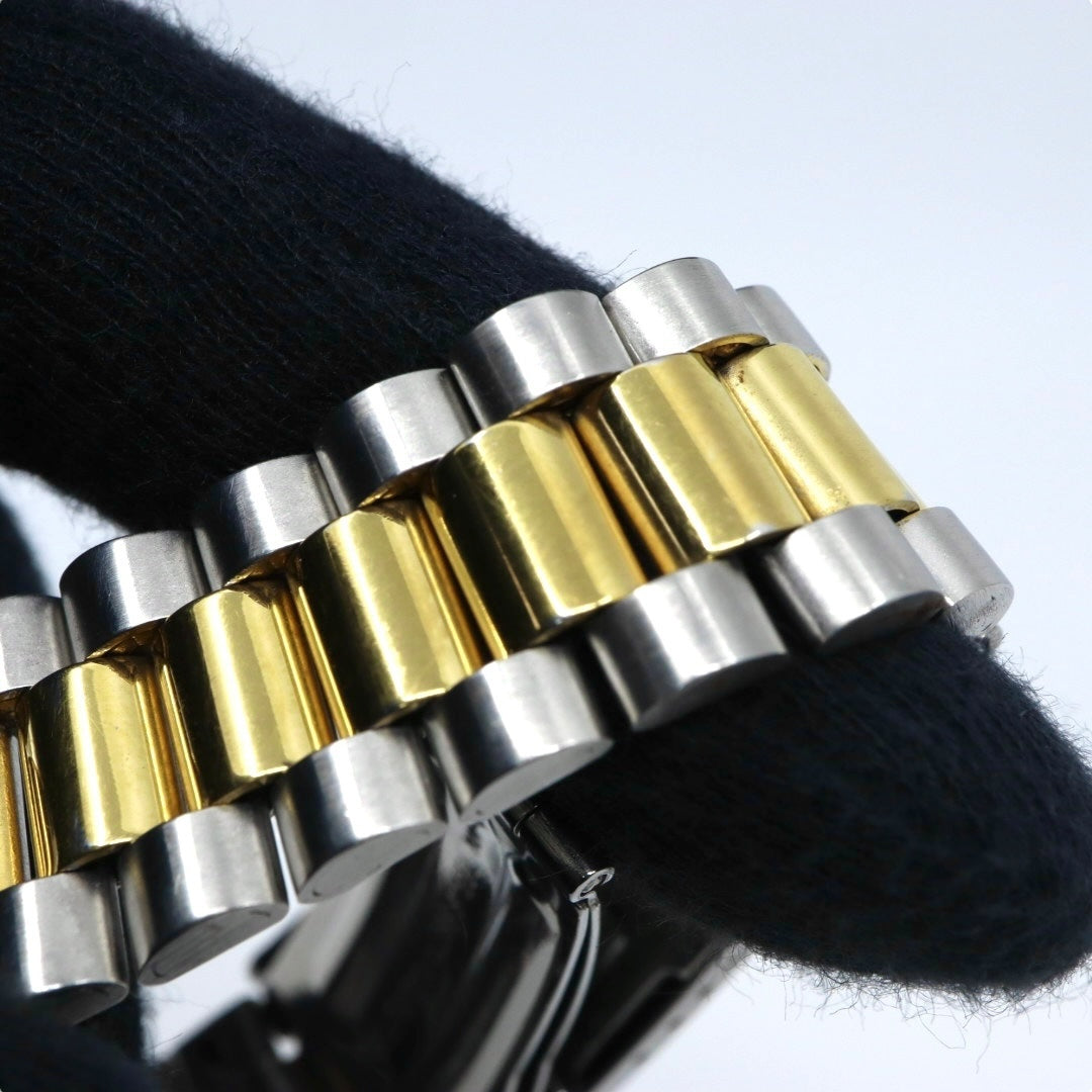 シチズン CITIZEN レオパード スーパー ビート8 自動巻き 腕時計 ヴィンテージ 1970年代 ステンレススチール シルバー×ゴールド 自動巻き 26石 メンズ G5