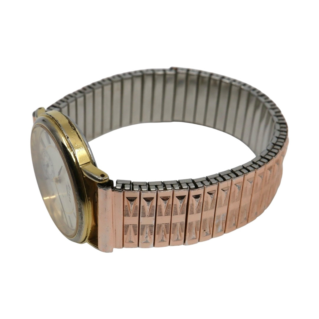 【電池交換済／稼働品】SEIKO セイコー アベニュー 腕時計 クオーツ スモールセコンド ローマンインデックス ゴールド シルバー メンズ レディース ユニセックス ドレスウォッチ ビンテージ アンティーク クラシック レトロ 2K23-6000 G4