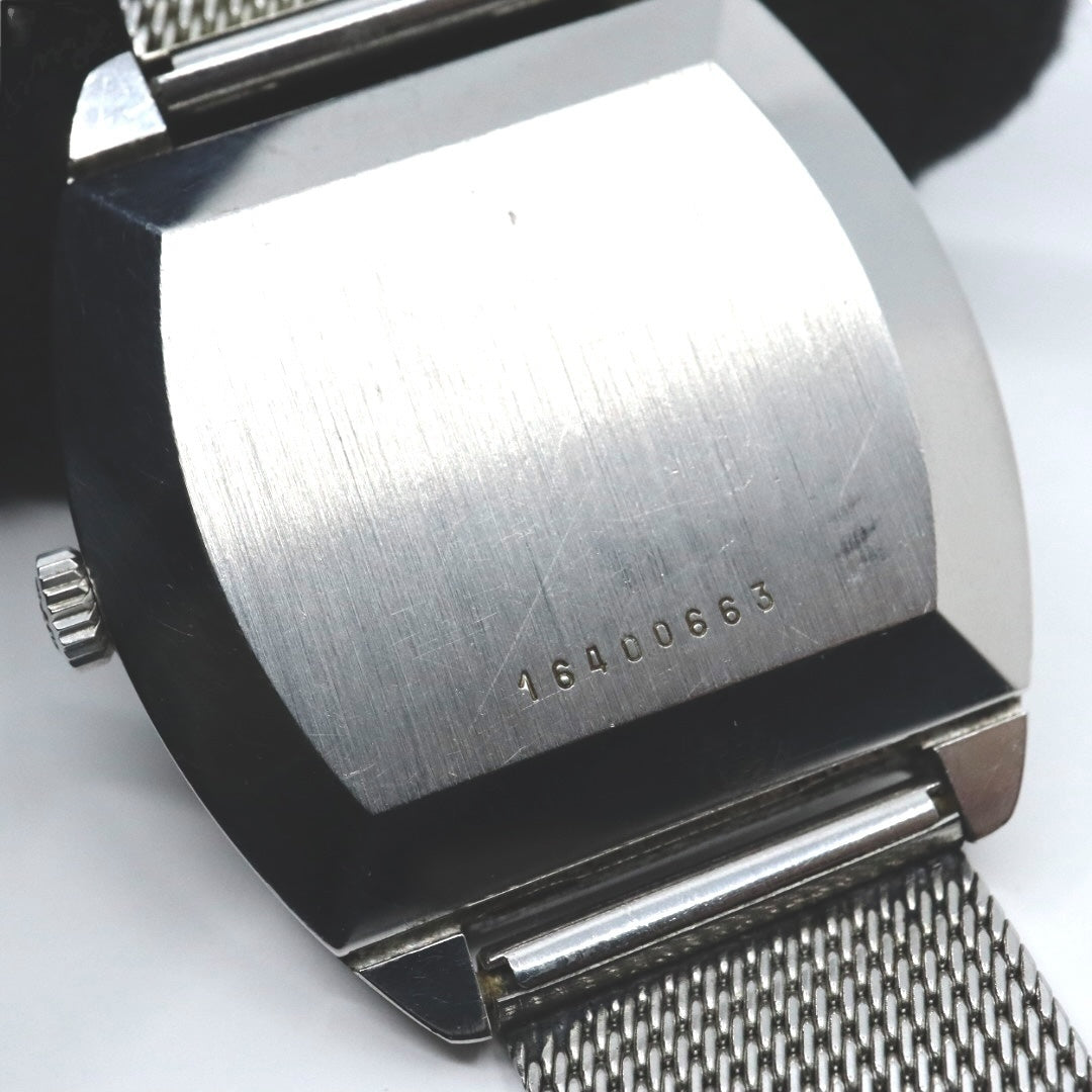 LONGINES ロンジン フラッグシップ HF 自動巻き 腕時計 クッションケース ステンレススチール ヴィンテージ メンズ G8