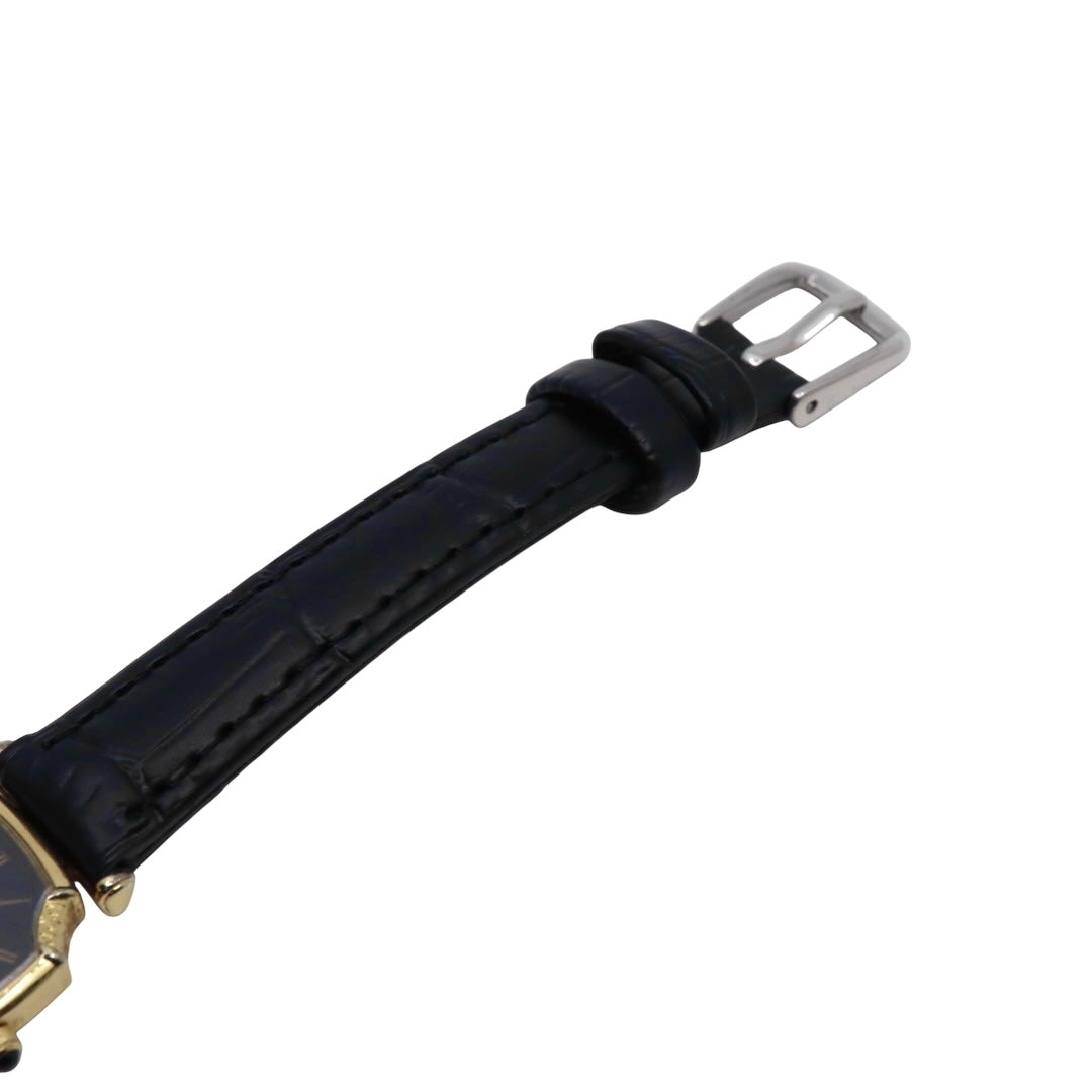 【稼働品/新品ベルト】シチズン エクセラ 腕時計 2200-221389 レディース クオーツ アナログ ローマンインデックス ブラック文字盤 ゴールド GP レザー ドレスウォッチ クラシック エレガント ヴィンテージ G9