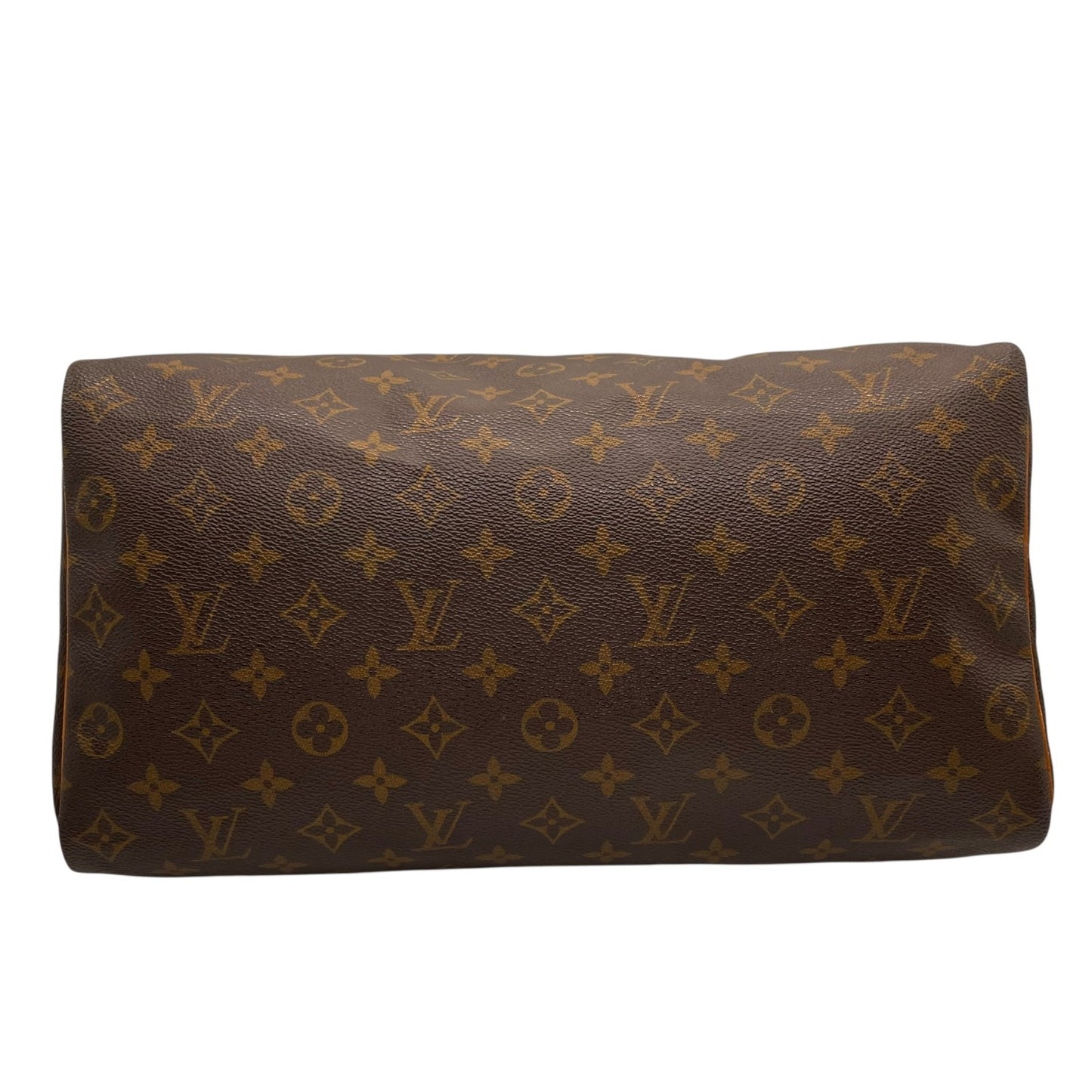 LOUIS VUITTON ルイヴィトン スピーディ35 2WAY ミニボストンバッグ モノグラム PVC レザー ブラウン ゴールド金具 M41107 レディース 斜め掛け パドロック付 E