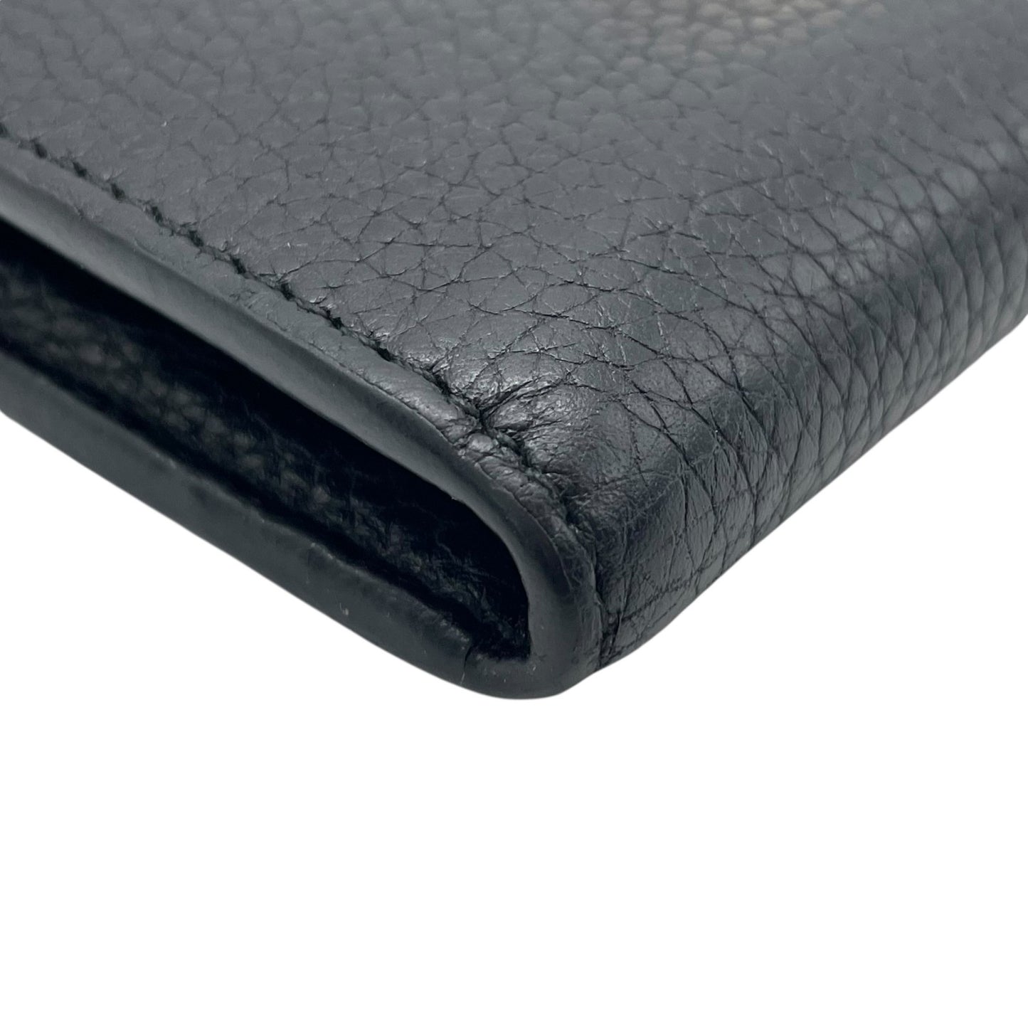 GUCCI グッチ GGマーモント 長財布 レザー 黒 ブラック ゴールド金具 箱付き レディース W2