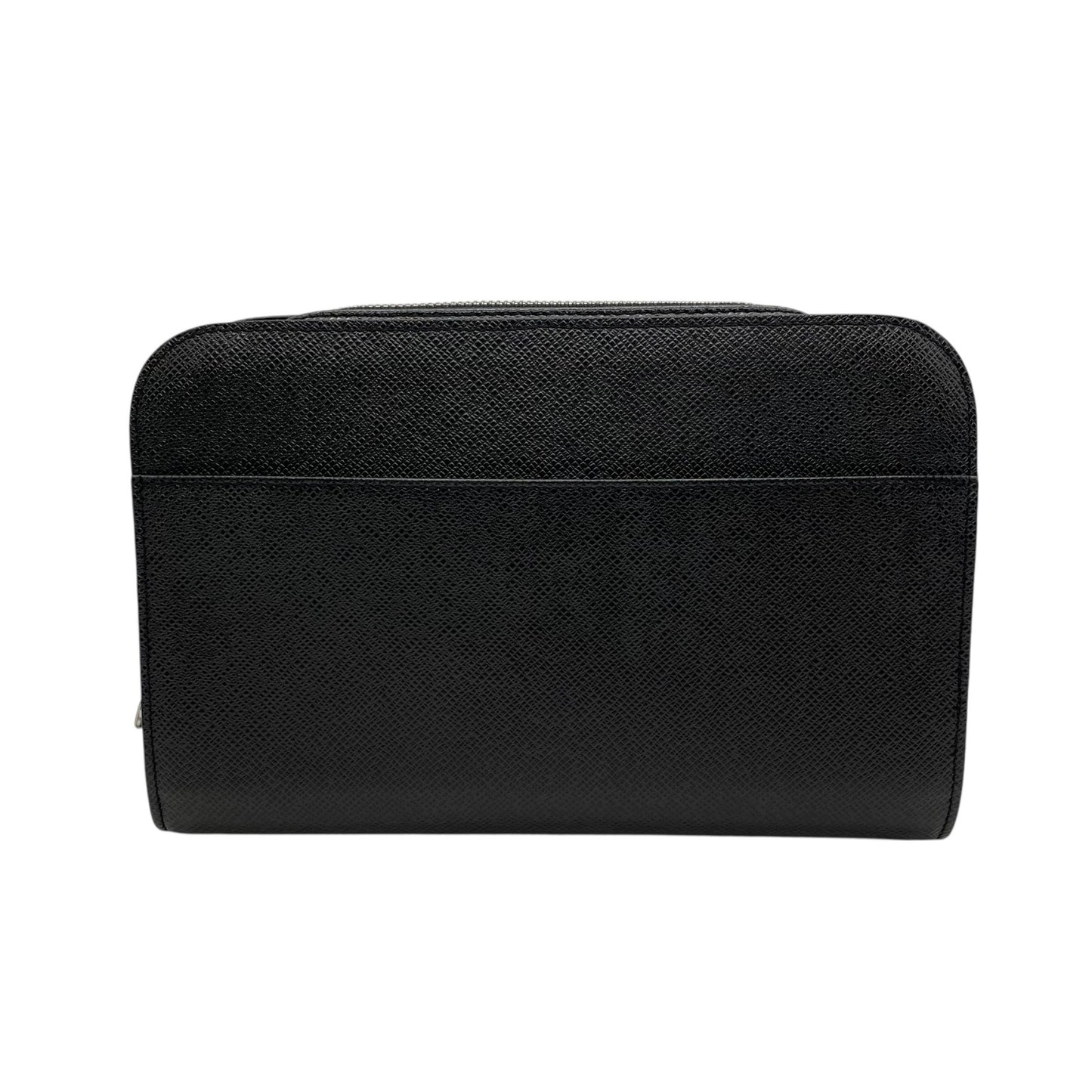 美品 Louis Vuitton ルイヴィトン M30182 タイガ バイカル セカンドバッグ レザー 黒 ブラック メンズ K3