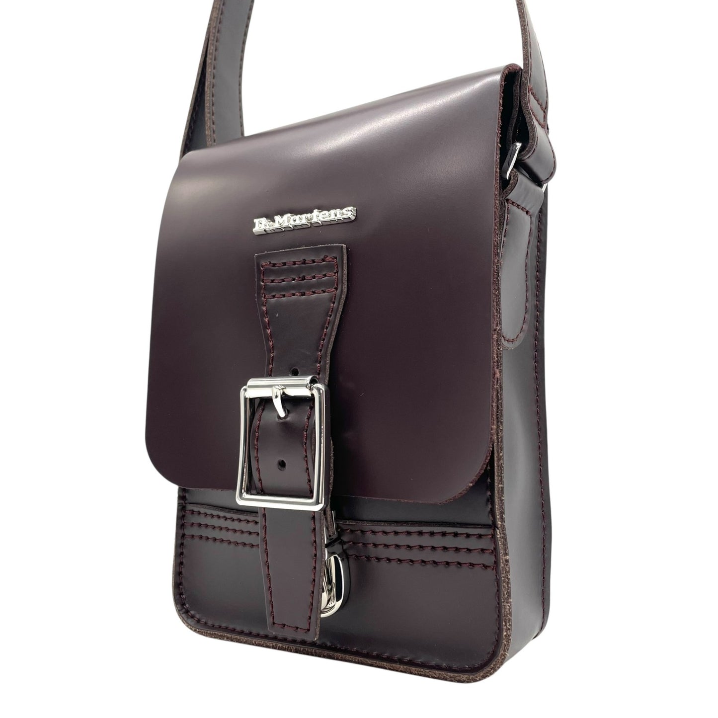 未使用級 美品 Dr.Martens ドクターマーチン ショルダーバッグ リポーターバッグ ブラウン 茶色 レザー クロスボディ 斜め掛け ユニセックス Z1