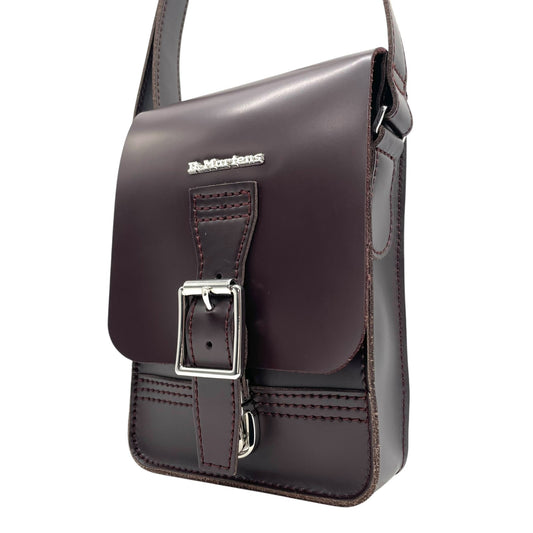 未使用級 美品 Dr.Martens ドクターマーチン ショルダーバッグ リポーターバッグ ブラウン 茶色 レザー クロスボディ 斜め掛け ユニセックス Z1