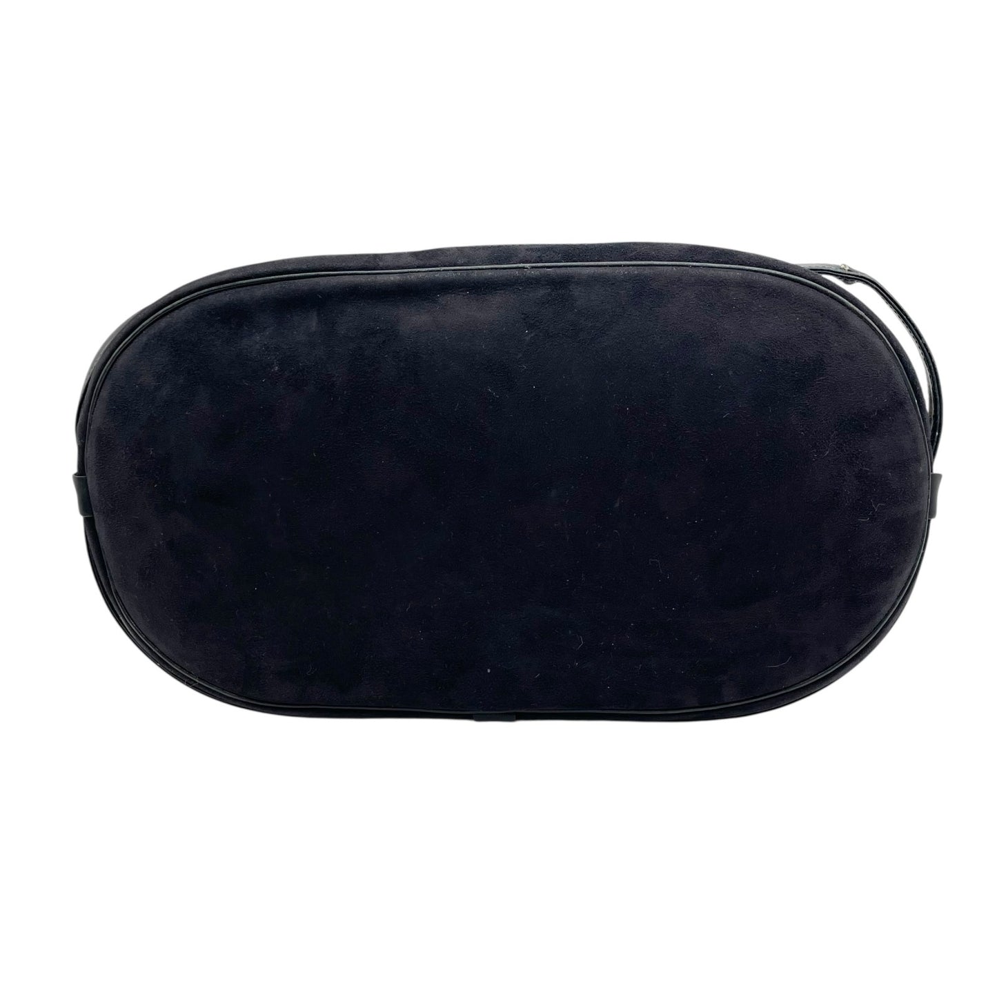 Christian Dior クリスチャンディオール ショルダーバッグ サコッシュ ネイビー 紺色 スエード×レザー Diorロゴ ゴールド金具 クロスボディ ヴィンテージ K10