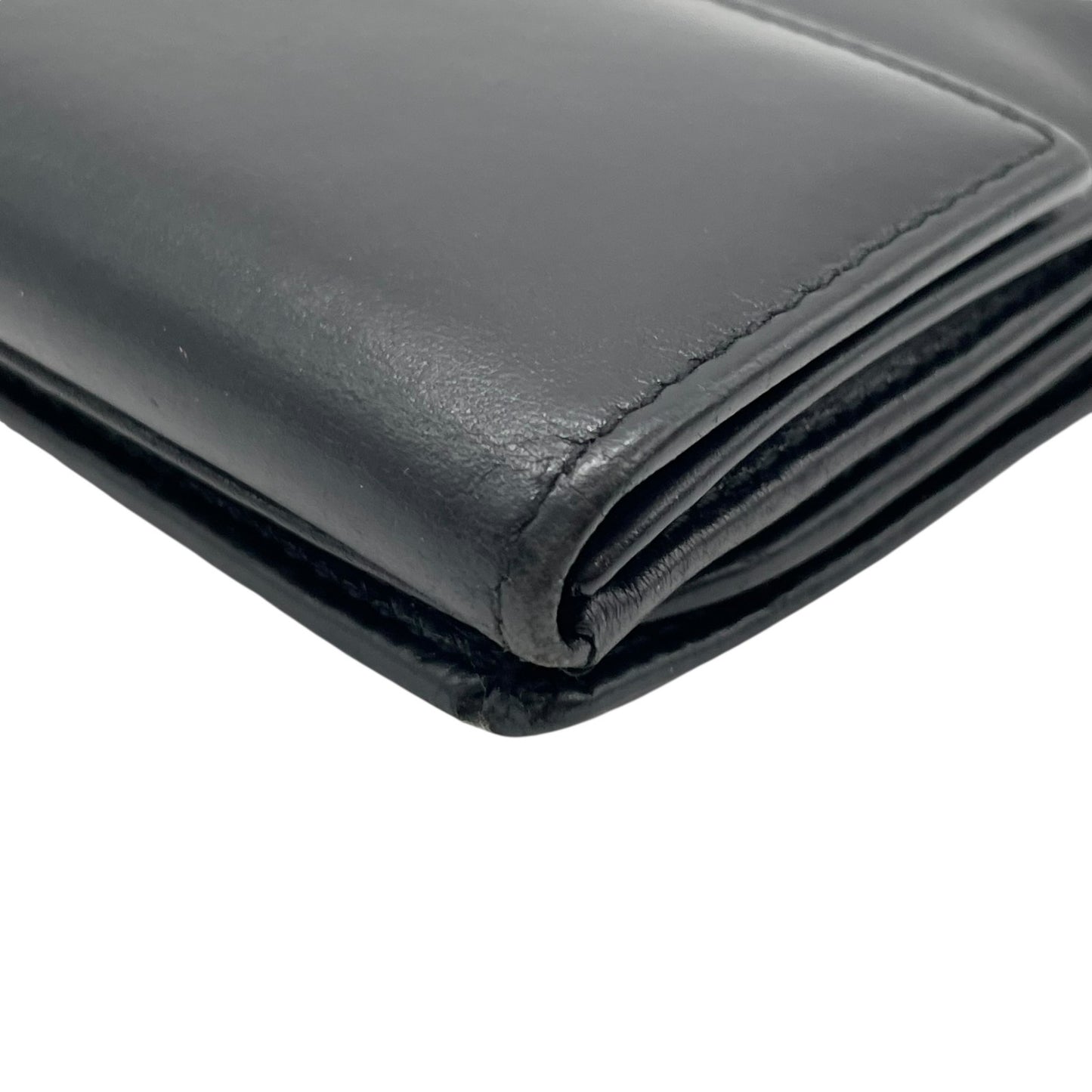 GUCCI グッチ GGマーモント 長財布 Wホック 213318 ダブルG 黒 ブラック レザー ゴールド金具 W5