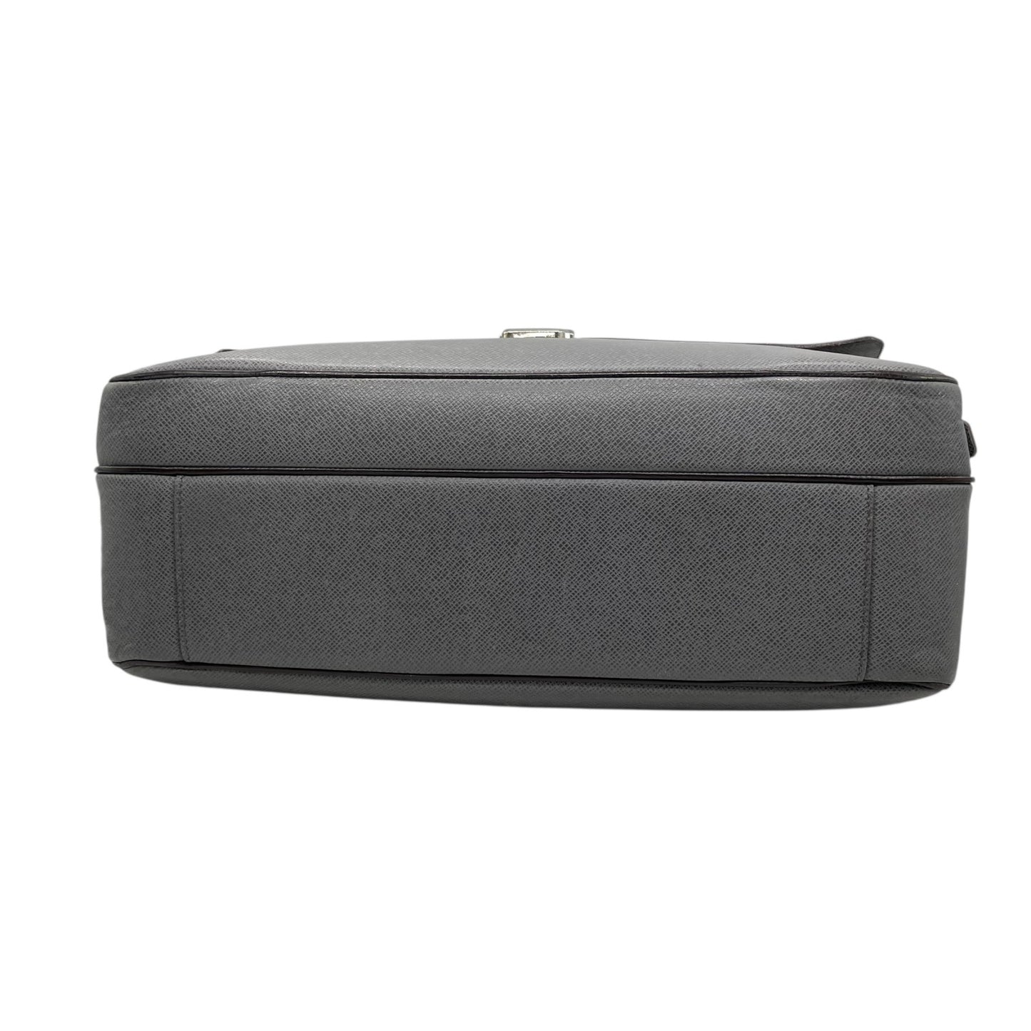 LOUIS VUITTON ルイヴィトン タイガ レザー ヴァシリGM ビジネスバッグ 2WAY ショルダーバッグ M32638 グラシエ グレー 灰色 シルバー金具 メンズ レディース D