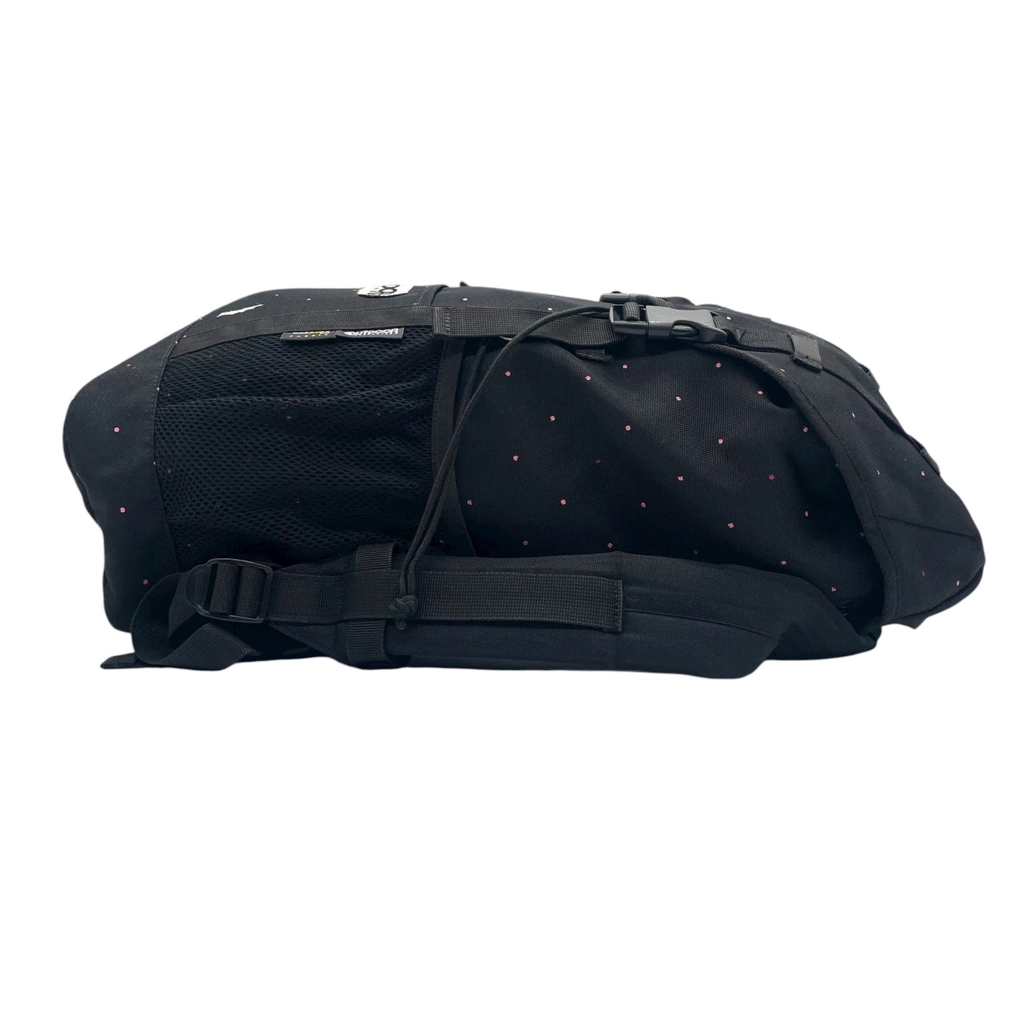 美品 アウトドアプロダクツ OUTDOOR PRODUCTS コーデュラ リュックサック バックパック 黒 ブラック ドット柄 S93