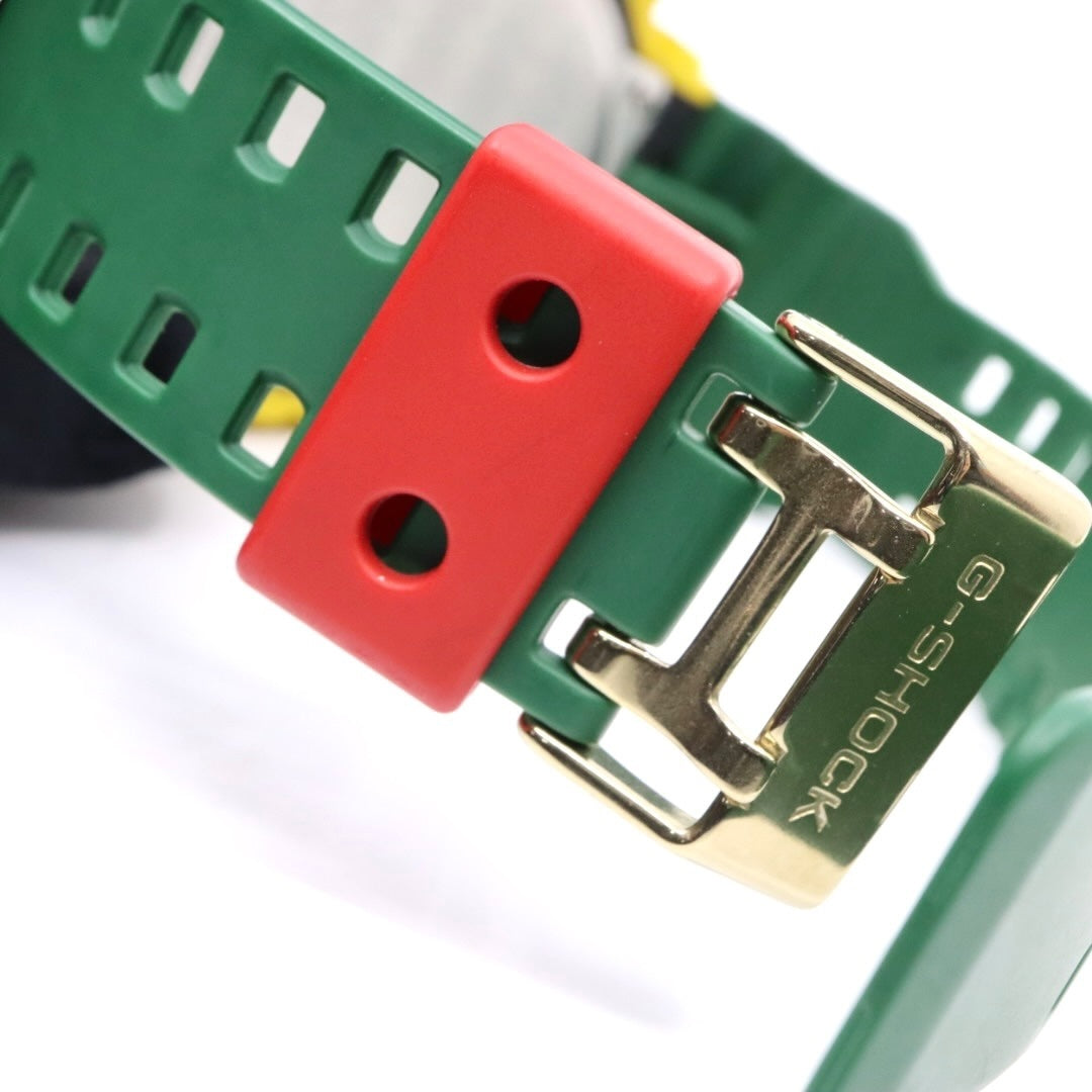 【未使用級/電池交換済】カシオ G-SHOCK GA-110RF ラスタファリアン 腕時計 メンズ アナデジ イエロー グリーン レッド ラスタカラー 20気圧防水 耐磁 JIS1種 耐衝撃構造 ストリート カジュアル ビッグケース クリーニング済み G5