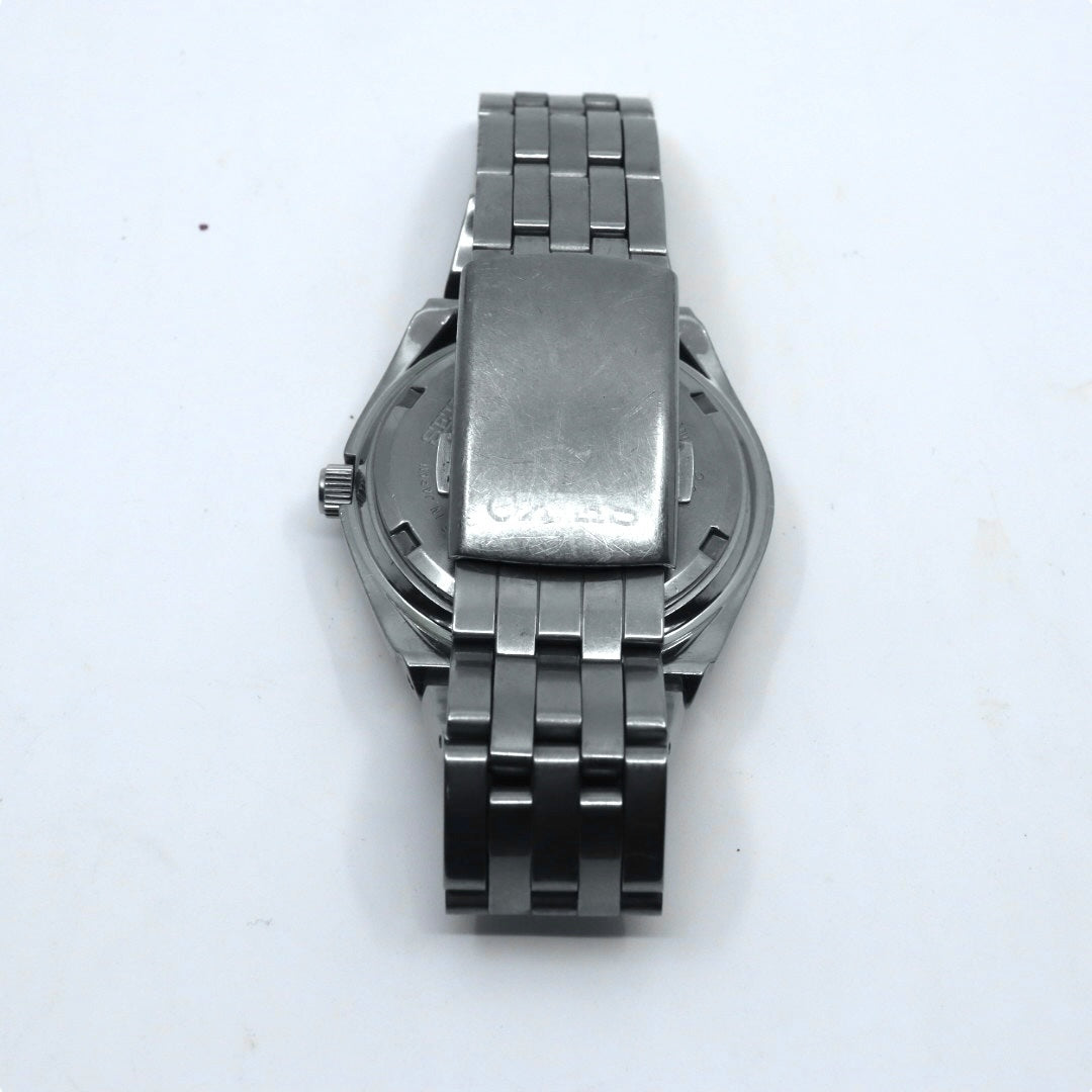 【稼働品】 SEIKO セイコー 腕時計 5J32-0AA0 2002 FIFAワールドカップ 日韓大会 限定モデル キネティック オートリレー チタン メンズ アナログ デイト ブラックダイヤル スポーツウォッチ ヴィンテージ 希少 クリーニング済み G4