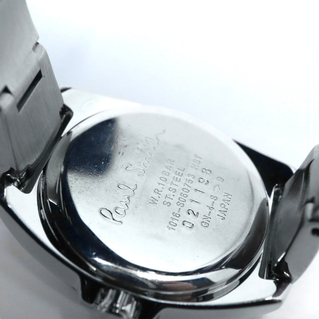 【美品/電池交換済】ポールスミス 腕時計 1016-S060753 レディース クオーツ ピンク スターダイヤル アナログ 10気圧防水 シルバー ブレスレットウォッチ フェミニン エレガント カジュアル クリーニング済み G2