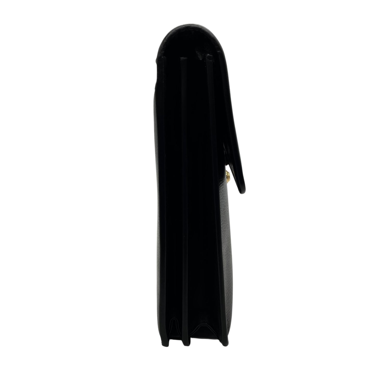 美品 ヴェルサーチ VERSACE メデューサ レザー ブリーフケース 書類バッグ ビジネスバッグ 黒 ブラック ゴールド金具 メンズ E