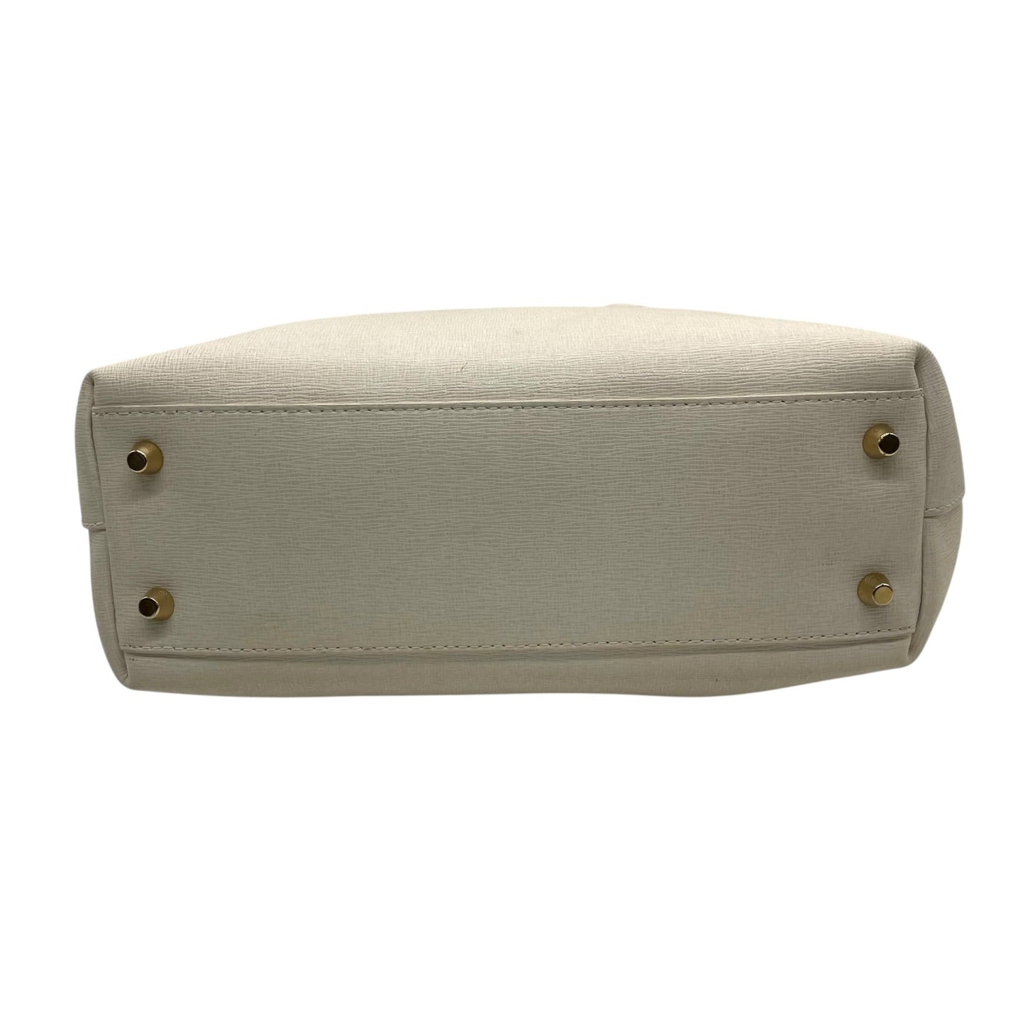 フルラ FURLA 2WAY ハンドバッグ ショルダーバッグ ホワイト 白 レザー 巾着型 ゴールド金具 手提げ 斜め掛け可 レディース T1