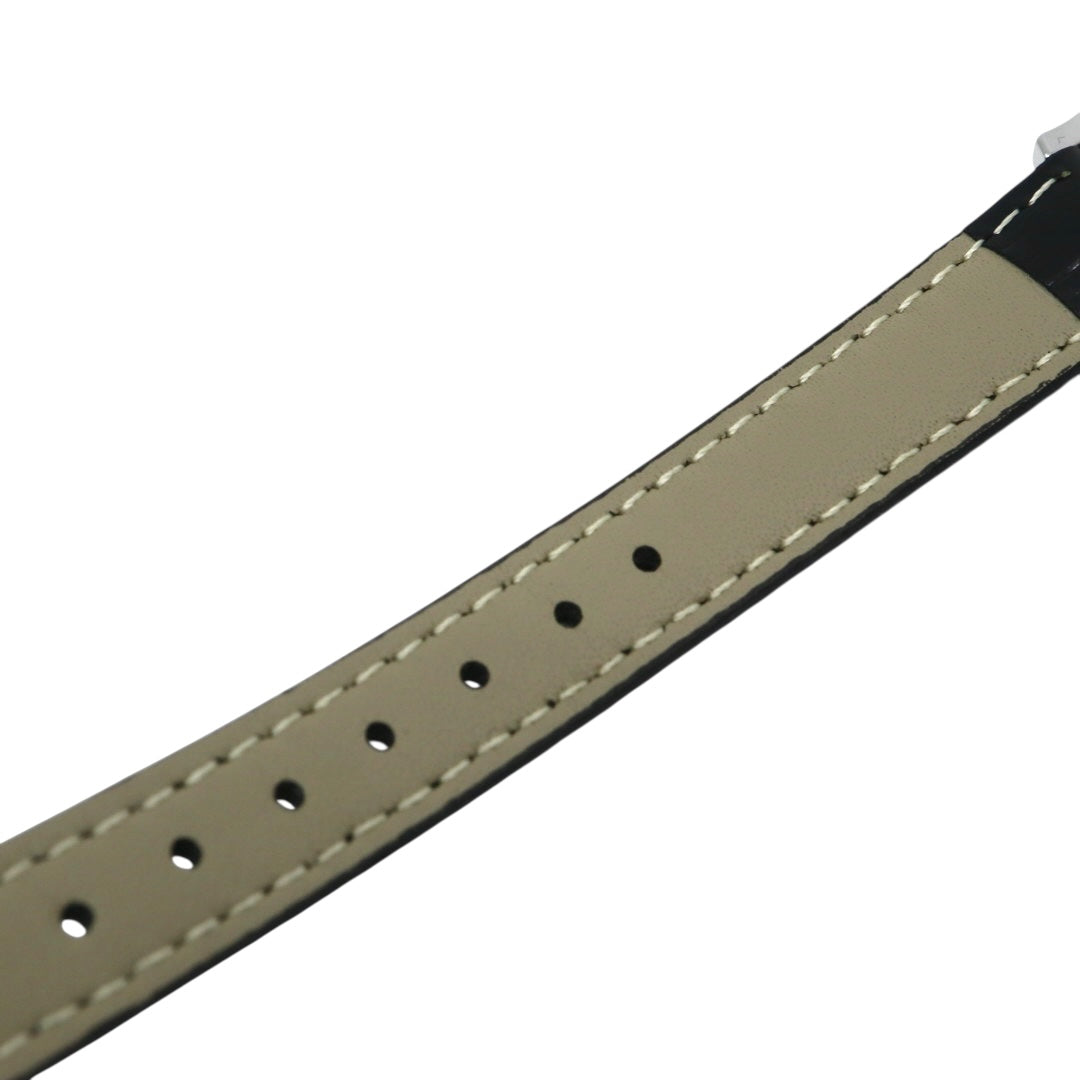 極美品 電池交換済 新品ベルト　グッチ GUCCI 5500L 腕時計 レディースウォッチ クォーツ シルバー文字盤 ローマンインデックス デイト表示 ステンレススチール レザーベルト クラシック エレガント ドレスウォッチ 稼働品 G3