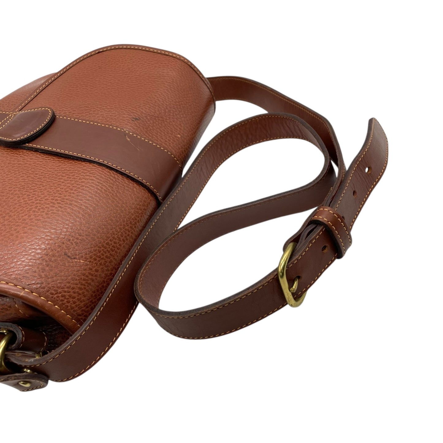 コーチ COACH ショルダーバッグ ターンロック 313 レザー 茶色 ブラウン 金金具 ゴールド金具 ヴィンテージ調 クラシックデザイン U16