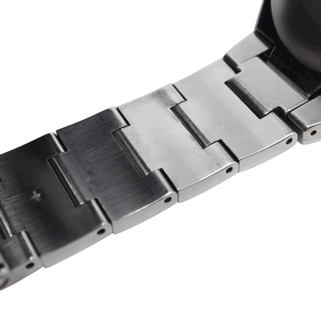 【美品/稼働品】シチズン チッタ Citta エコドライブ 腕時計 A160-H15696 メンズ ソーラー デイト ブラック文字盤 シルバー ステンレス ビジネス カジュアル シンプル ファッション ウォッチ G10 citizen