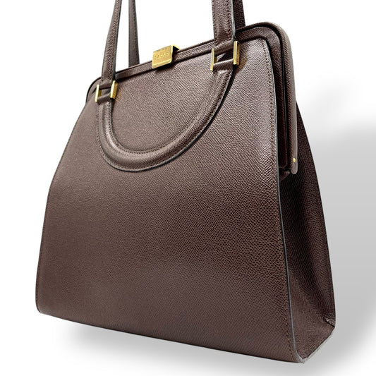 バリー Bally ヴィンテージ レザーショルダーバッグ トートバッグ ブラウン 肩掛け vintage archive 90s B