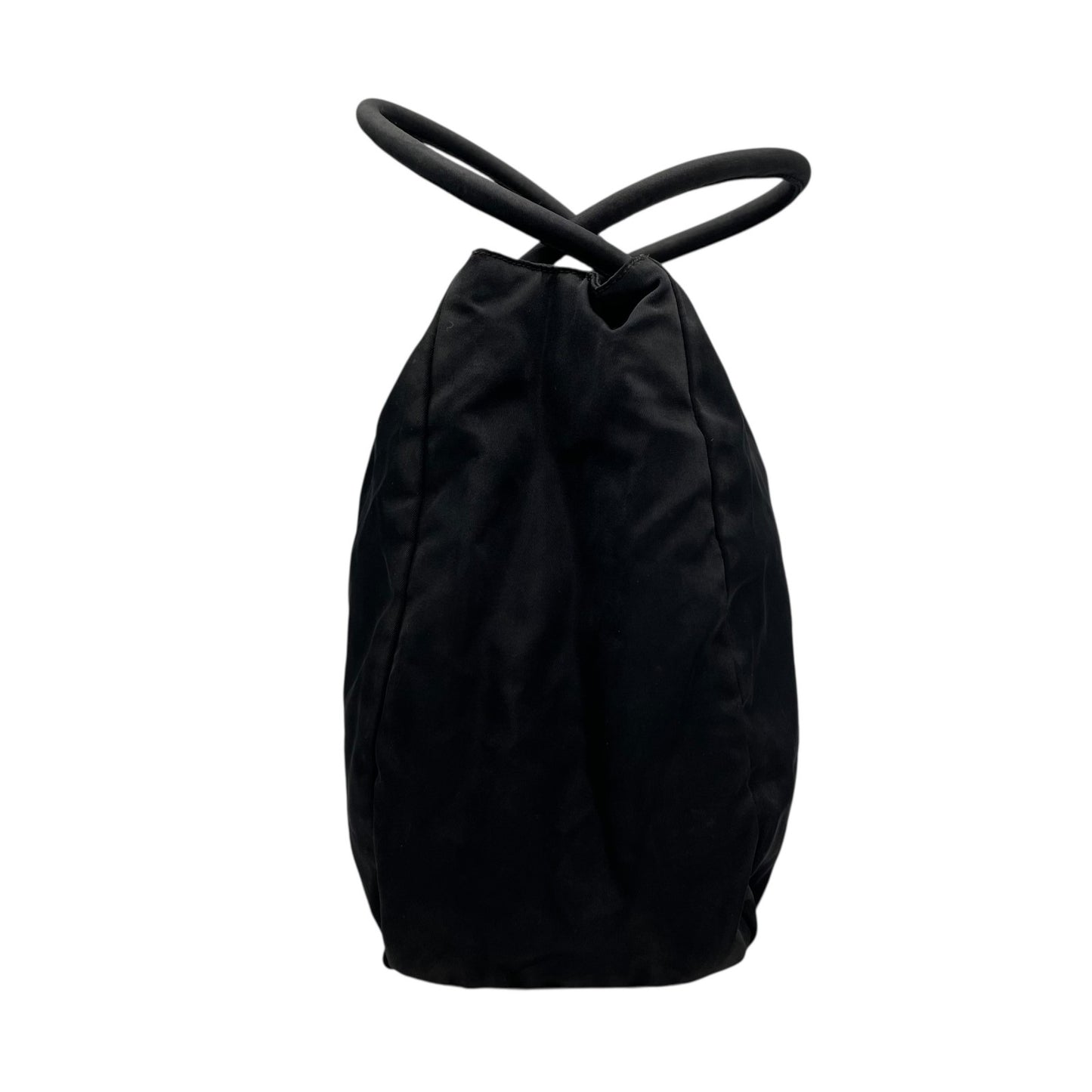 美品 PRADA プラダ ナイロントートバッグ ブラック 三角ロゴプレート 大容量 ハンドバッグ レディース メンズ 正規品 K3