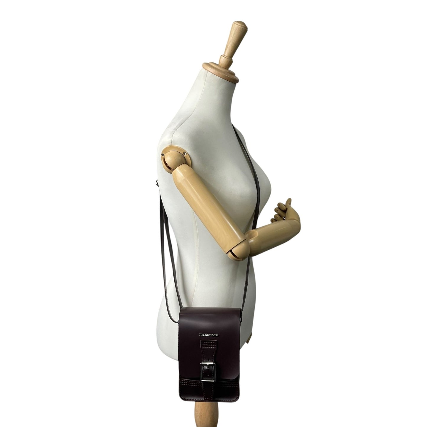 未使用級 美品 Dr.Martens ドクターマーチン ショルダーバッグ リポーターバッグ ブラウン 茶色 レザー クロスボディ 斜め掛け ユニセックス Z1