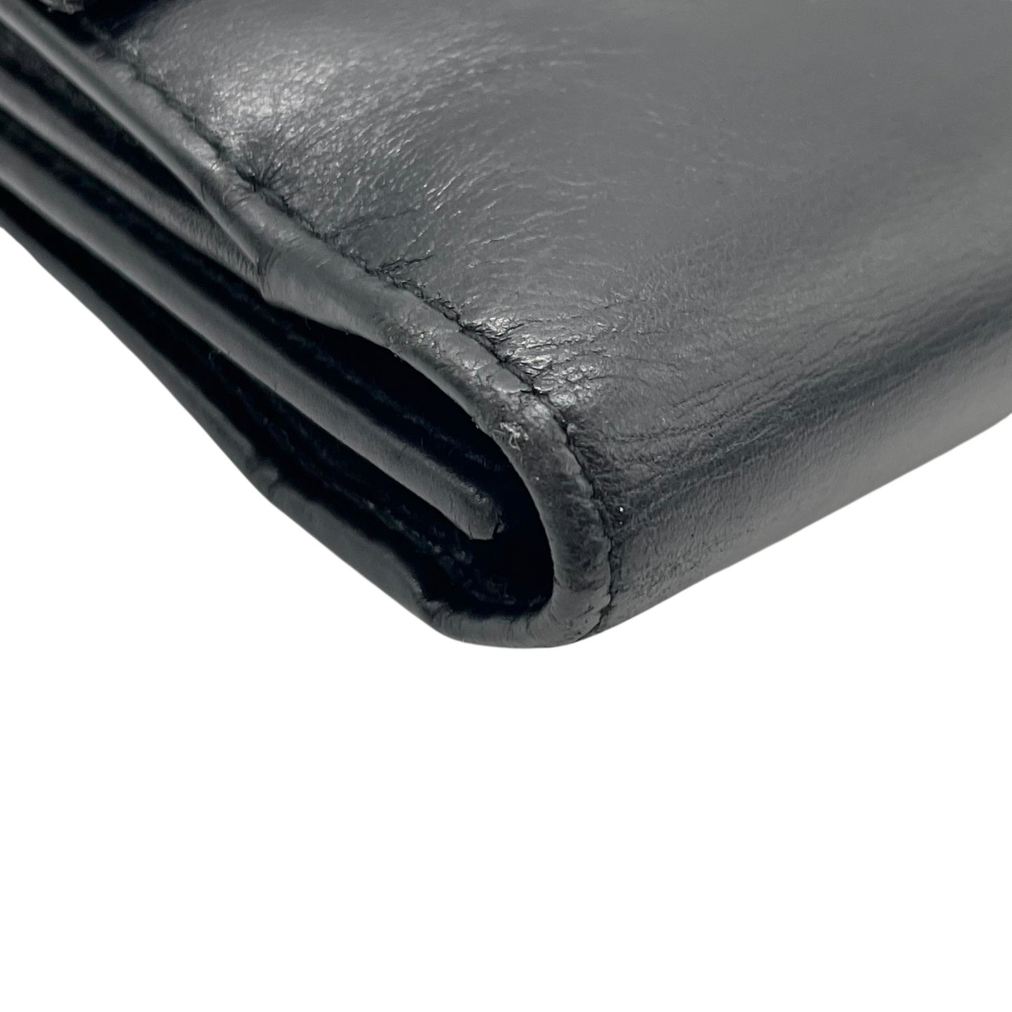 GUCCI グッチ GGマーモント 長財布 Wホック 213318 ダブルG 黒 ブラック レザー ゴールド金具 W5