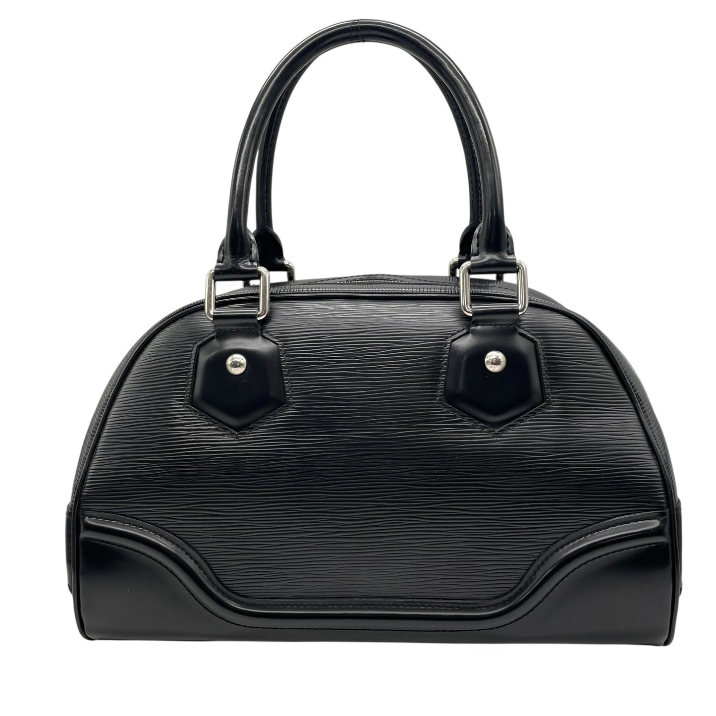 美品 LOUIS VUITTON ルイヴィトン エピ ボーリング モンテーニュPM ハンドバッグ M59322 ミニボストンバッグ ブラック 黒 ノワール レディース 高級感 シック Louis Vuitton B