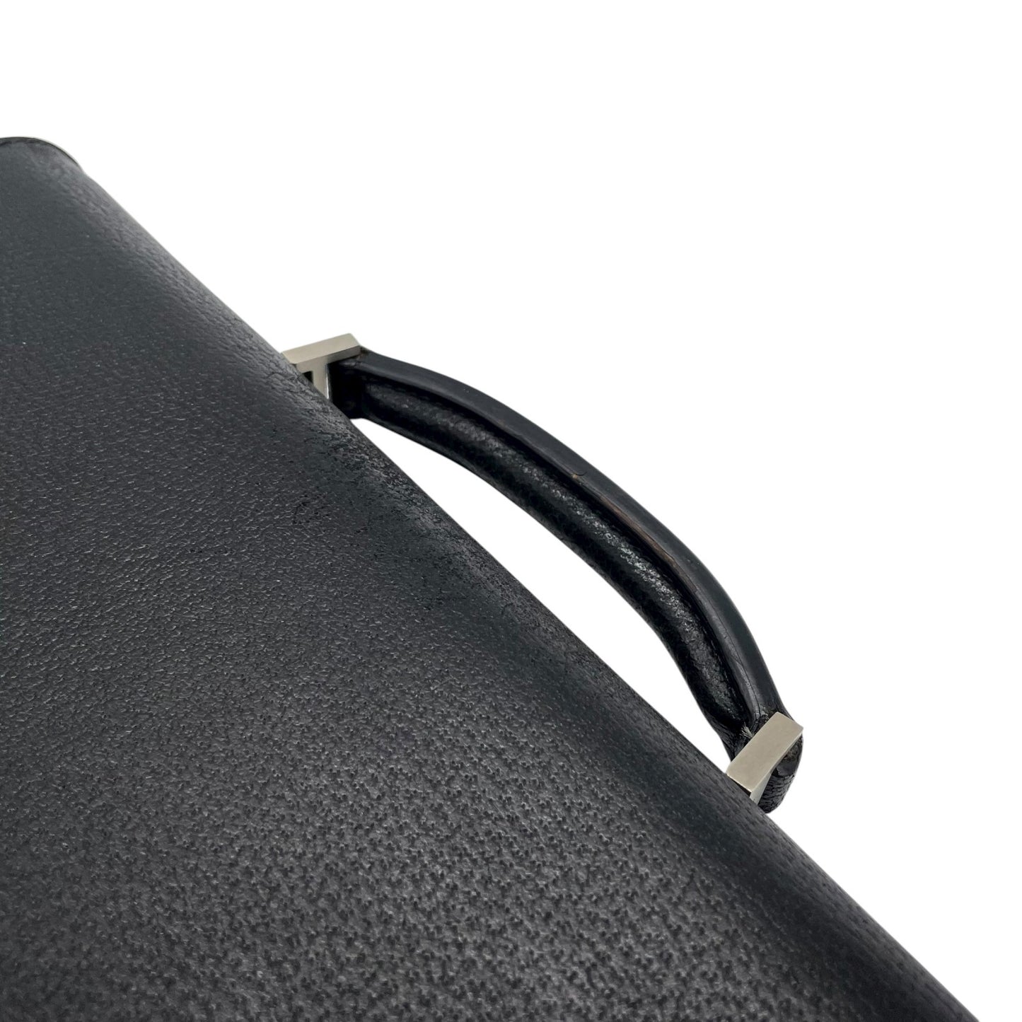 サルヴァトーレフェラガモ Salvatore Ferragamo ビジネスバッグ ブリーフケース レザー 黒 ブラック ダイヤルロック D5